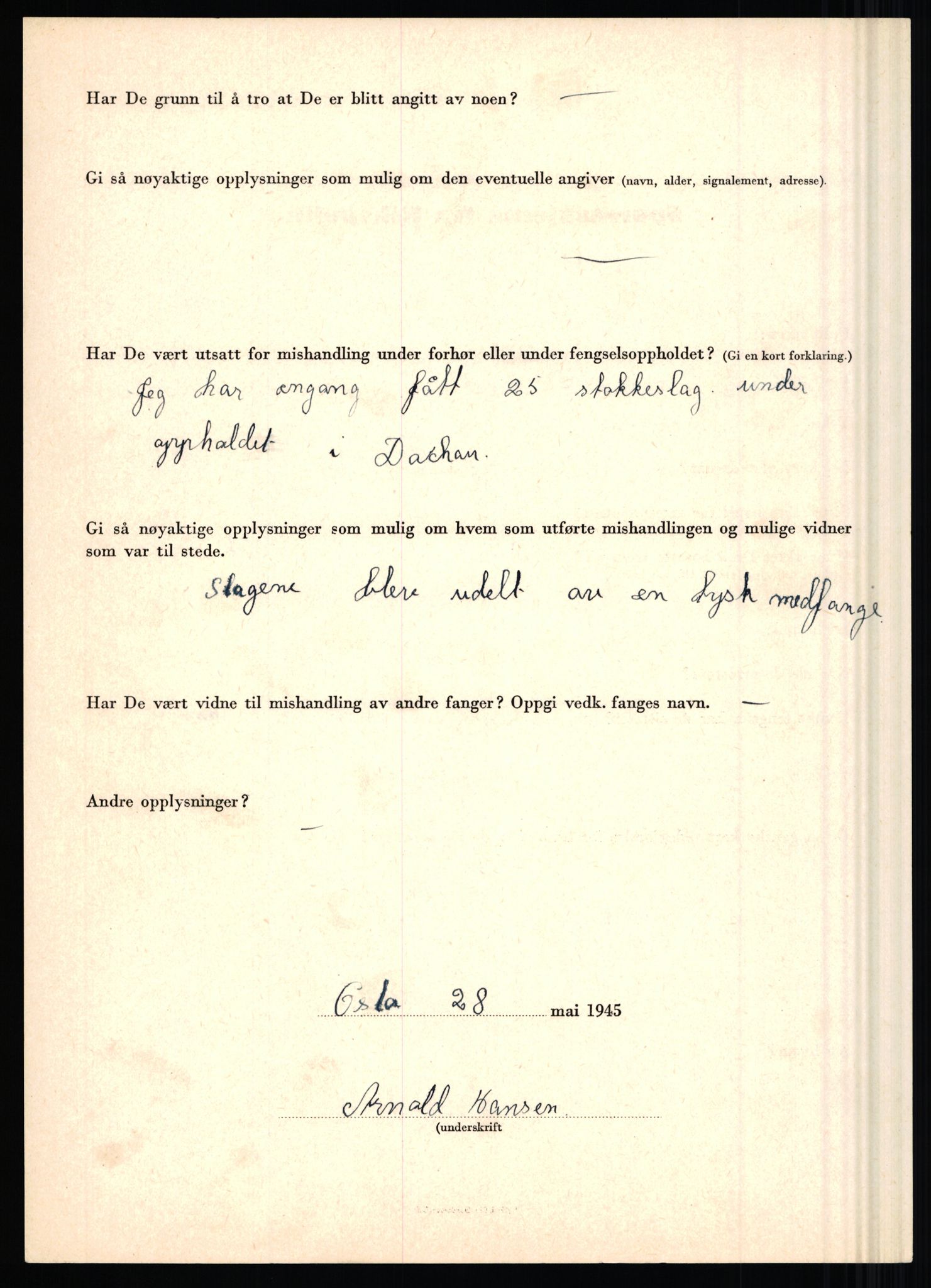 Rikspolitisjefen, AV/RA-S-1560/L/L0006: Hansen, Adolf Boye - Hemstad, Gunnar, 1940-1945, p. 40