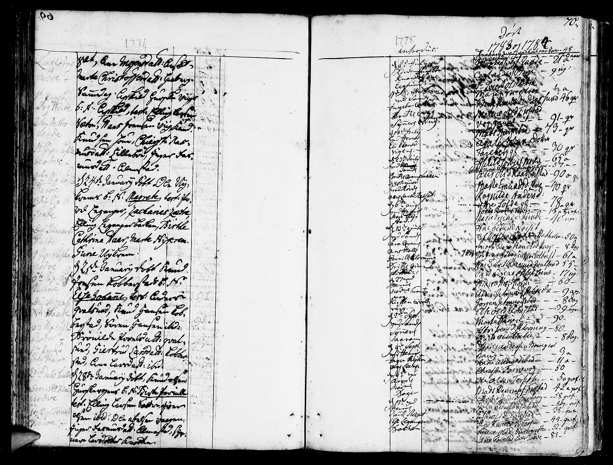 Ministerialprotokoller, klokkerbøker og fødselsregistre - Møre og Romsdal, SAT/A-1454/507/L0067: Parish register (official) no. 507A02, 1767-1788, p. 70