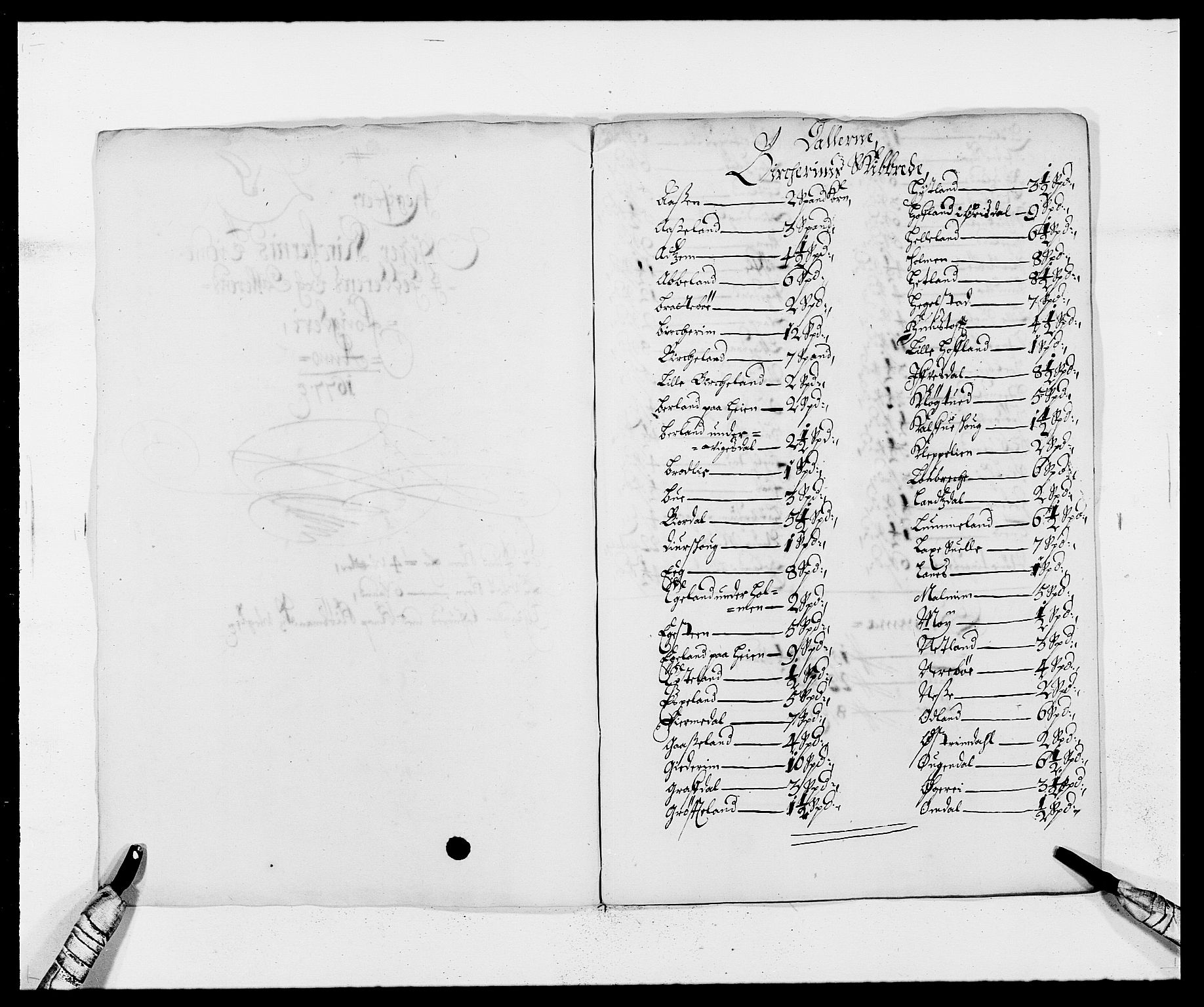 Rentekammeret inntil 1814, Reviderte regnskaper, Fogderegnskap, AV/RA-EA-4092/R46/L2717: Fogderegnskap Jæren og Dalane, 1677, p. 262
