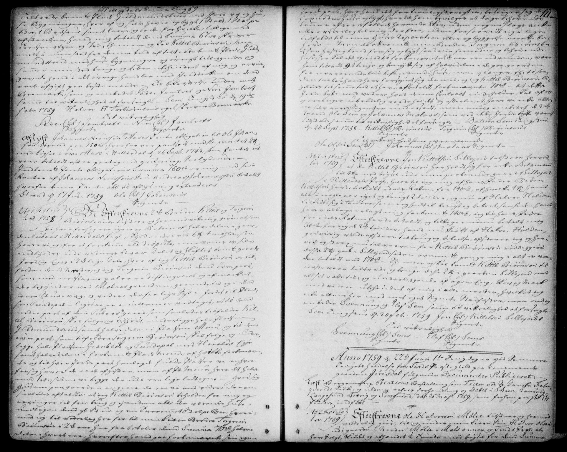 Nedre Telemark sorenskriveri, AV/SAKO-A-135/G/Ga/Gaa/L0001k: Mortgage book no. K, 1756-1775, p. 121