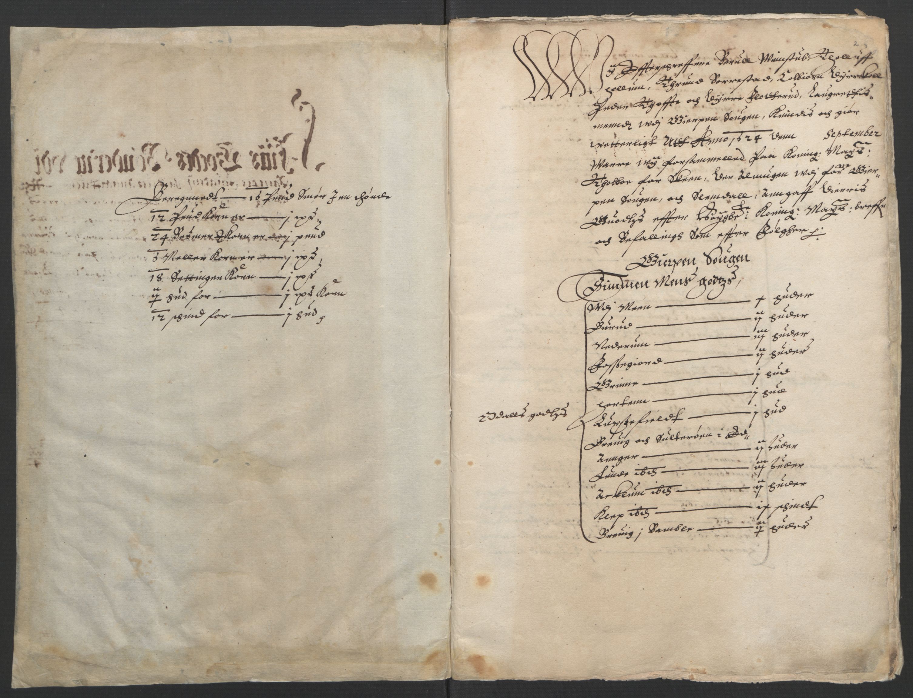 Stattholderembetet 1572-1771, AV/RA-EA-2870/Ek/L0009/0002: Jordebøker til utlikning av rosstjeneste 1624-1626: / Odelsjordebøker for Bratsberg len, 1624, p. 4