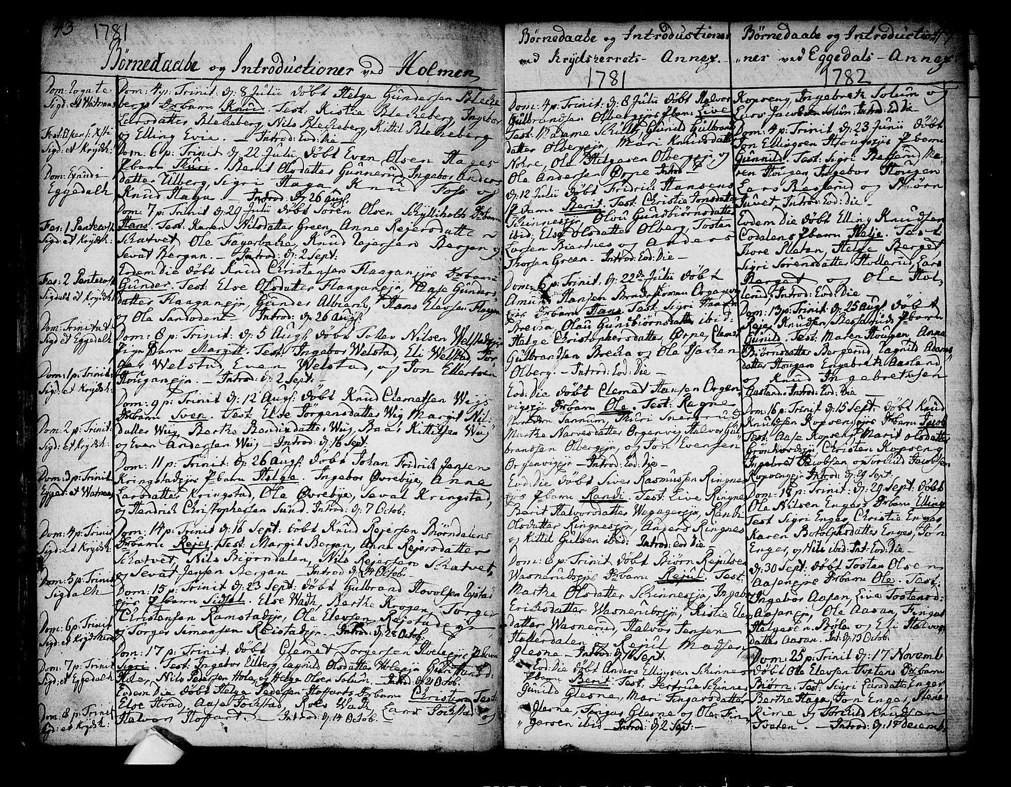 Sigdal kirkebøker, SAKO/A-245/F/Fa/L0002: Parish register (official) no. I 2, 1778-1792, p. 43-44