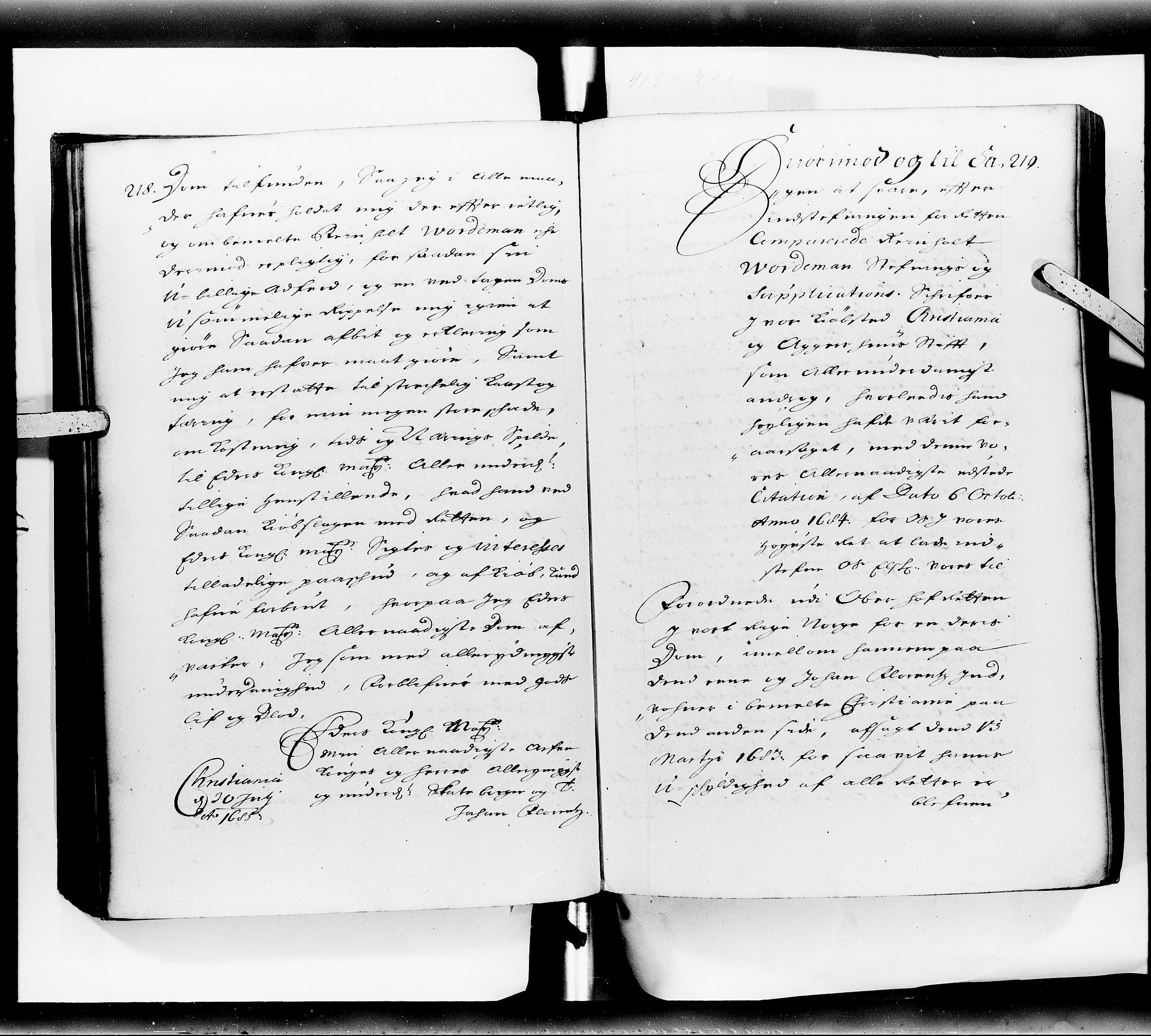 Højesteret, DRA/A-0009, 1685, p. 218-219