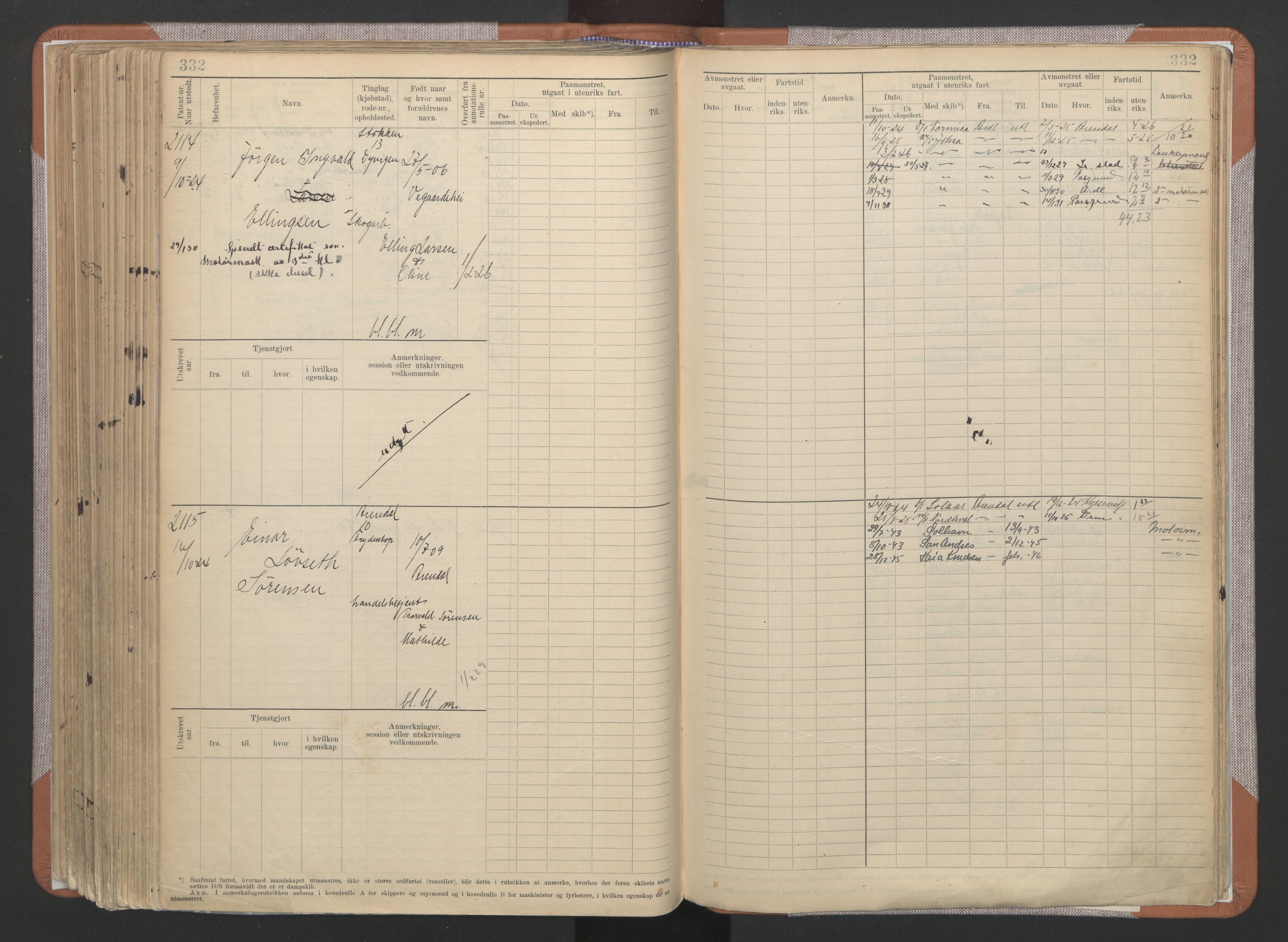 Arendal mønstringskrets, AV/SAK-2031-0012/F/Fb/L0022: Hovedrulle A nr 1466-2242, S-20, 1914-1930, p. 342