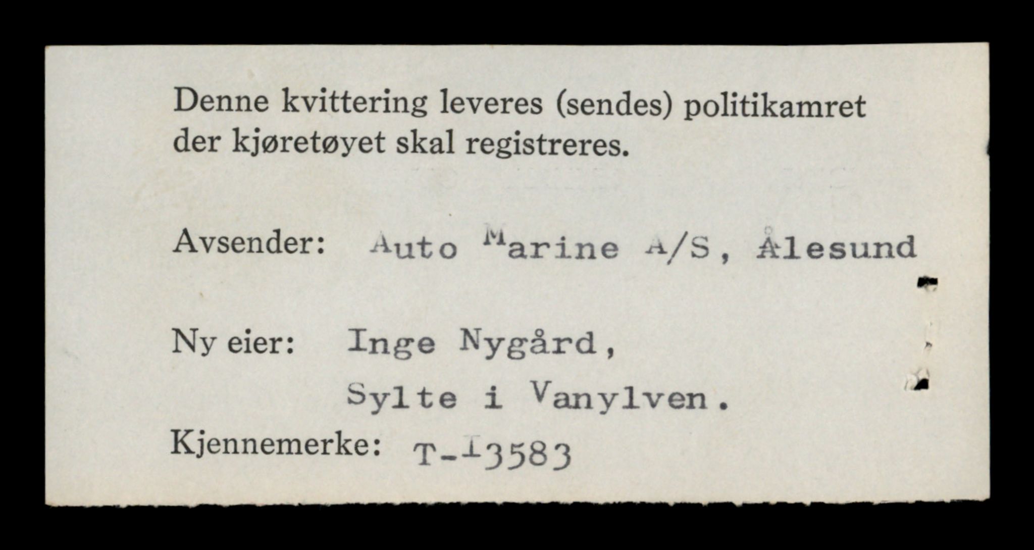 Møre og Romsdal vegkontor - Ålesund trafikkstasjon, AV/SAT-A-4099/F/Fe/L0040: Registreringskort for kjøretøy T 13531 - T 13709, 1927-1998, p. 944