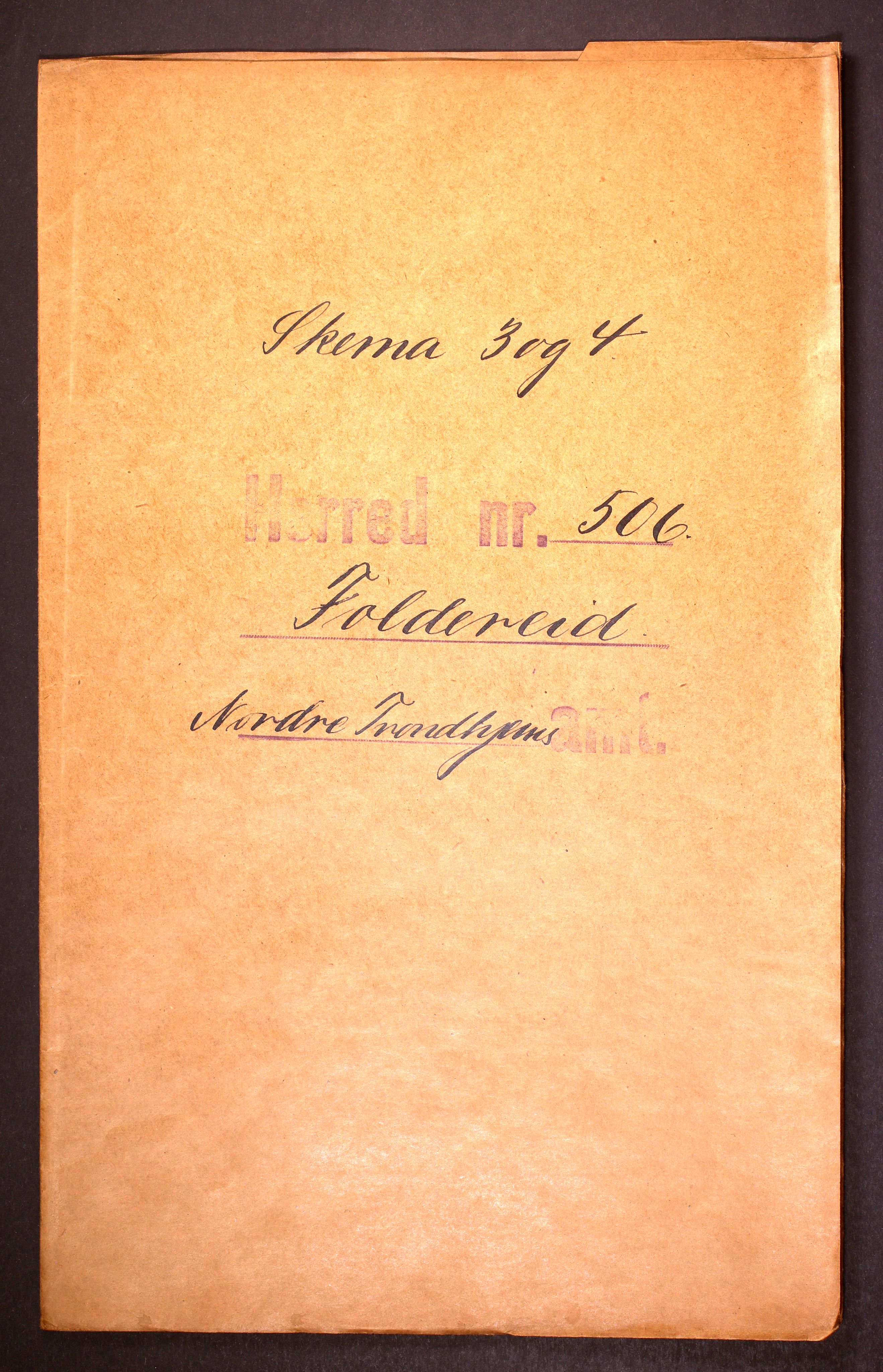 RA, 1910 census for Foldereid, 1910, p. 1