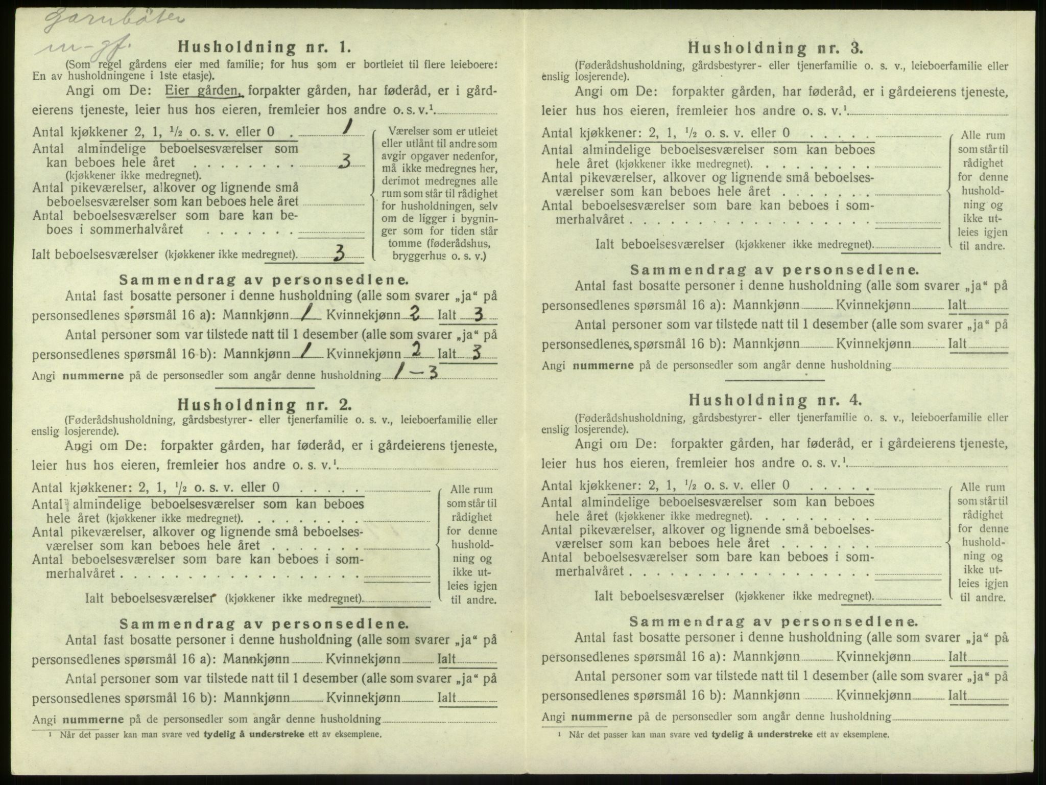 SAB, 1920 census for Sør-Vågsøy, 1920, p. 545