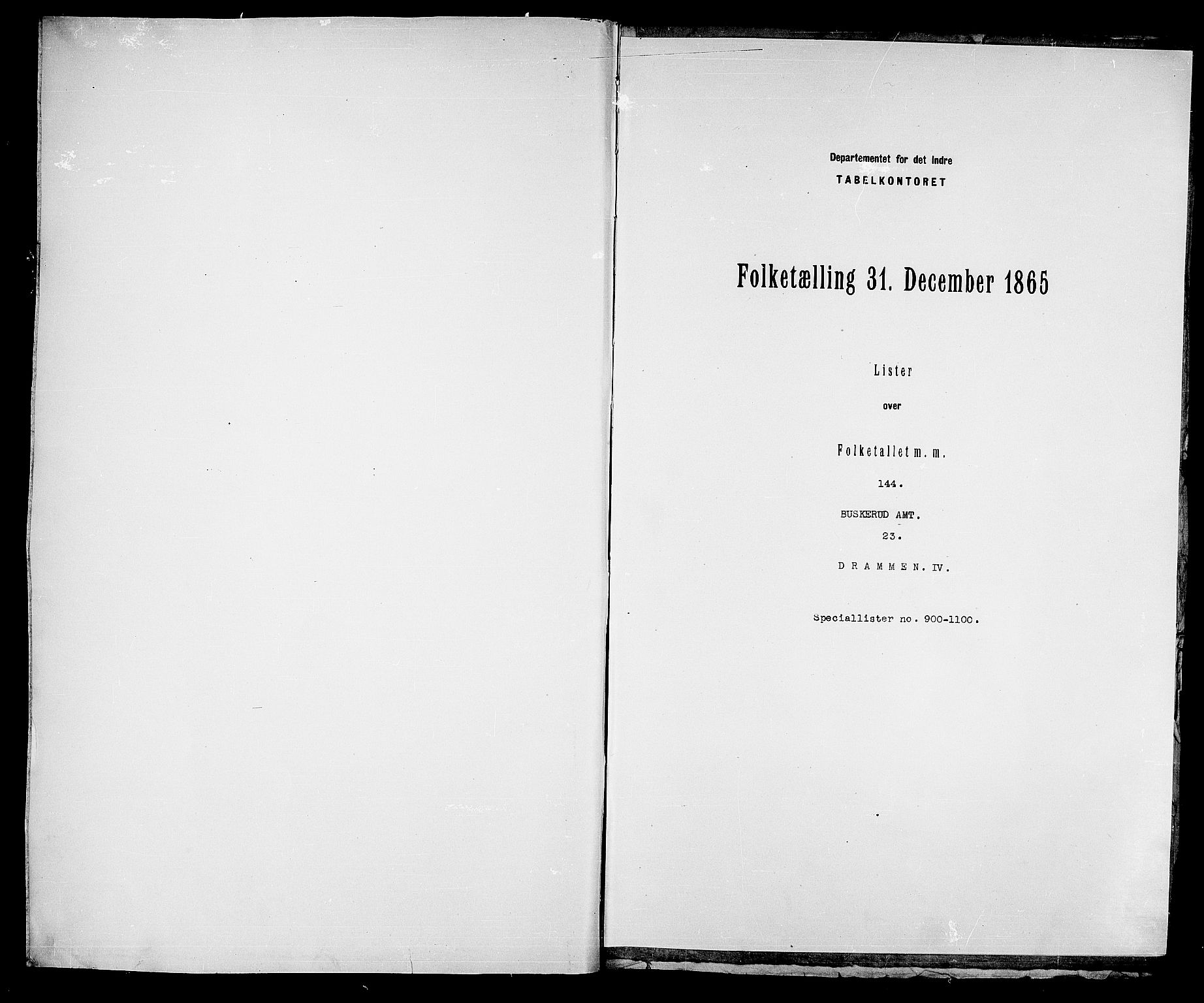 RA, 1865 census for Strømsø in Drammen, 1865, p. 617