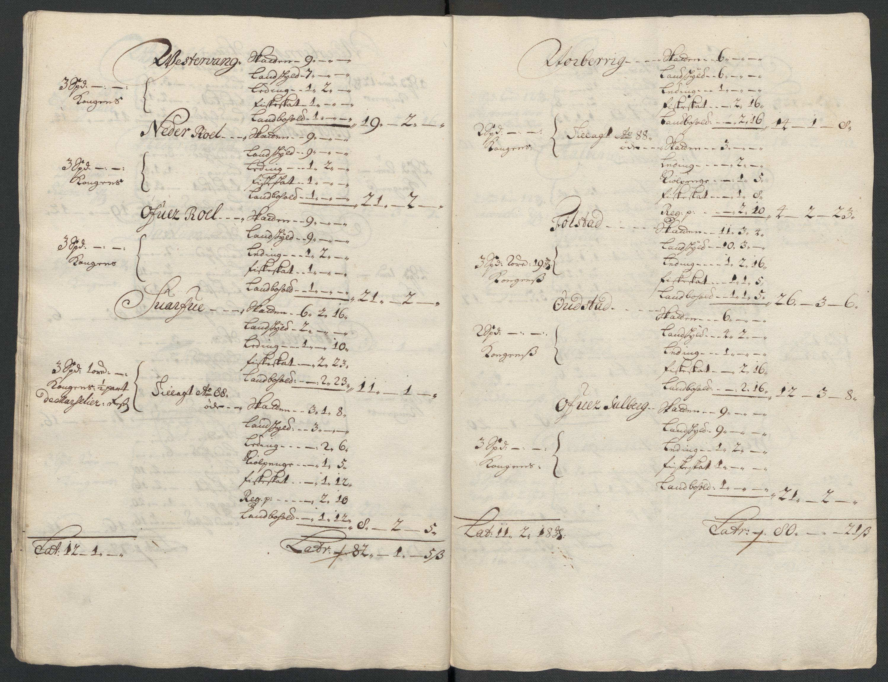 Rentekammeret inntil 1814, Reviderte regnskaper, Fogderegnskap, AV/RA-EA-4092/R63/L4312: Fogderegnskap Inderøy, 1701-1702, p. 97