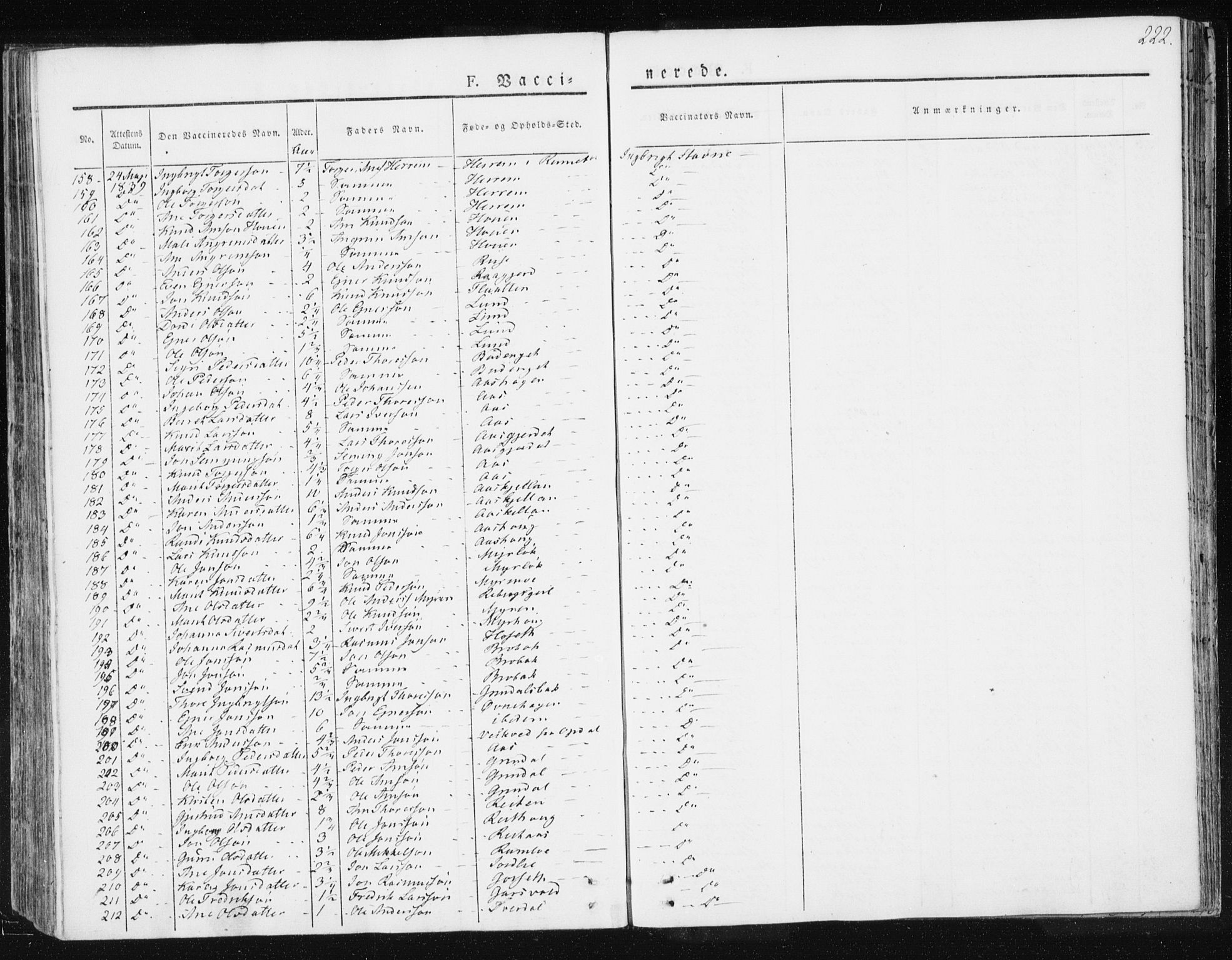 Ministerialprotokoller, klokkerbøker og fødselsregistre - Sør-Trøndelag, SAT/A-1456/674/L0869: Parish register (official) no. 674A01, 1829-1860, p. 222