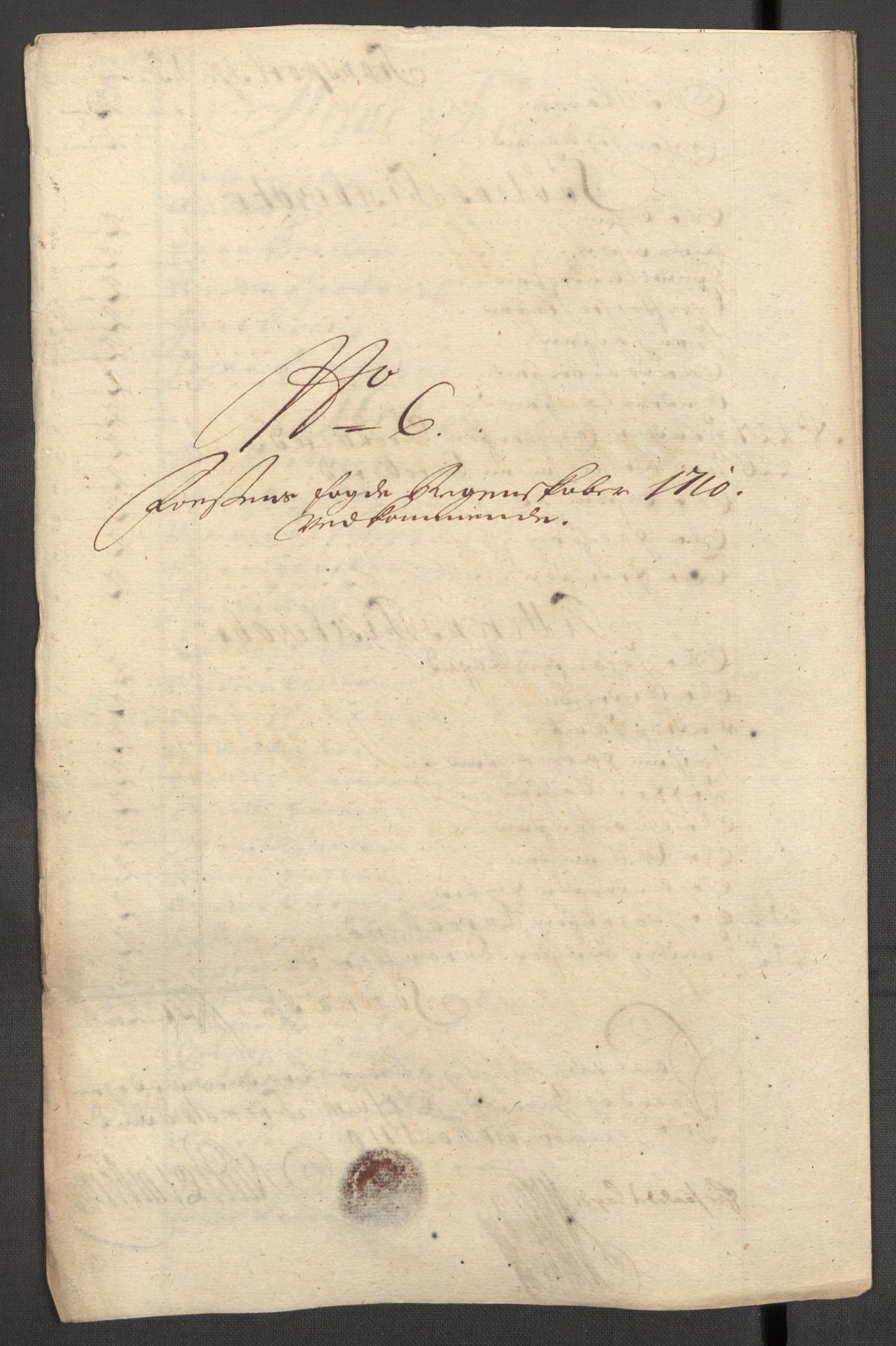 Rentekammeret inntil 1814, Reviderte regnskaper, Fogderegnskap, AV/RA-EA-4092/R57/L3859: Fogderegnskap Fosen, 1710, p. 96