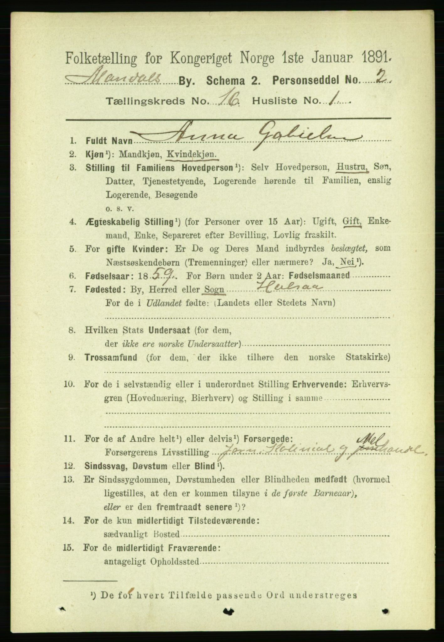 RA, 1891 census for 1002 Mandal, 1891, p. 3463