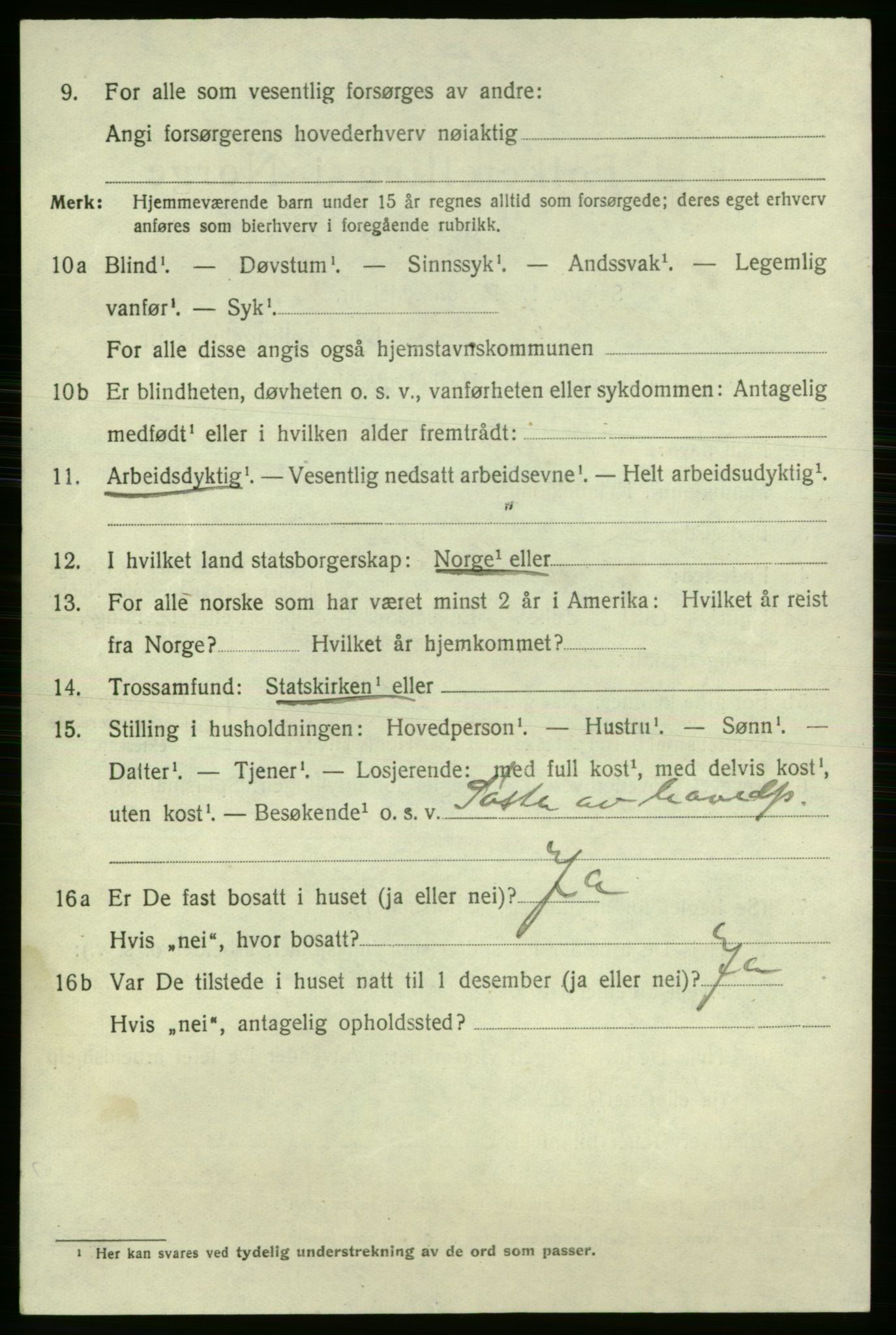 SAO, 1920 census for Fredrikshald, 1920, p. 17280