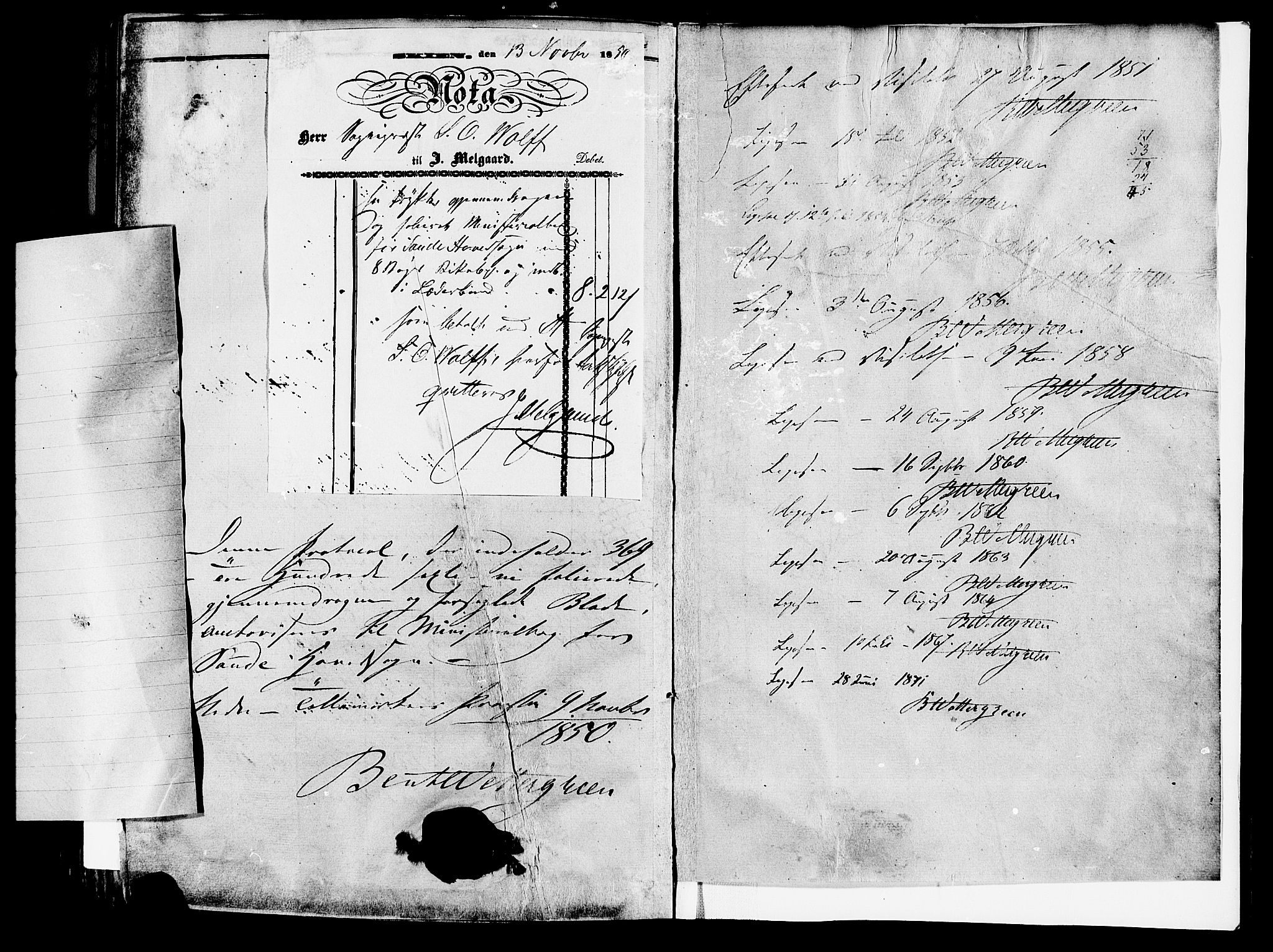 Sauherad kirkebøker, AV/SAKO-A-298/F/Fa/L0007: Parish register (official) no. I 7, 1851-1873