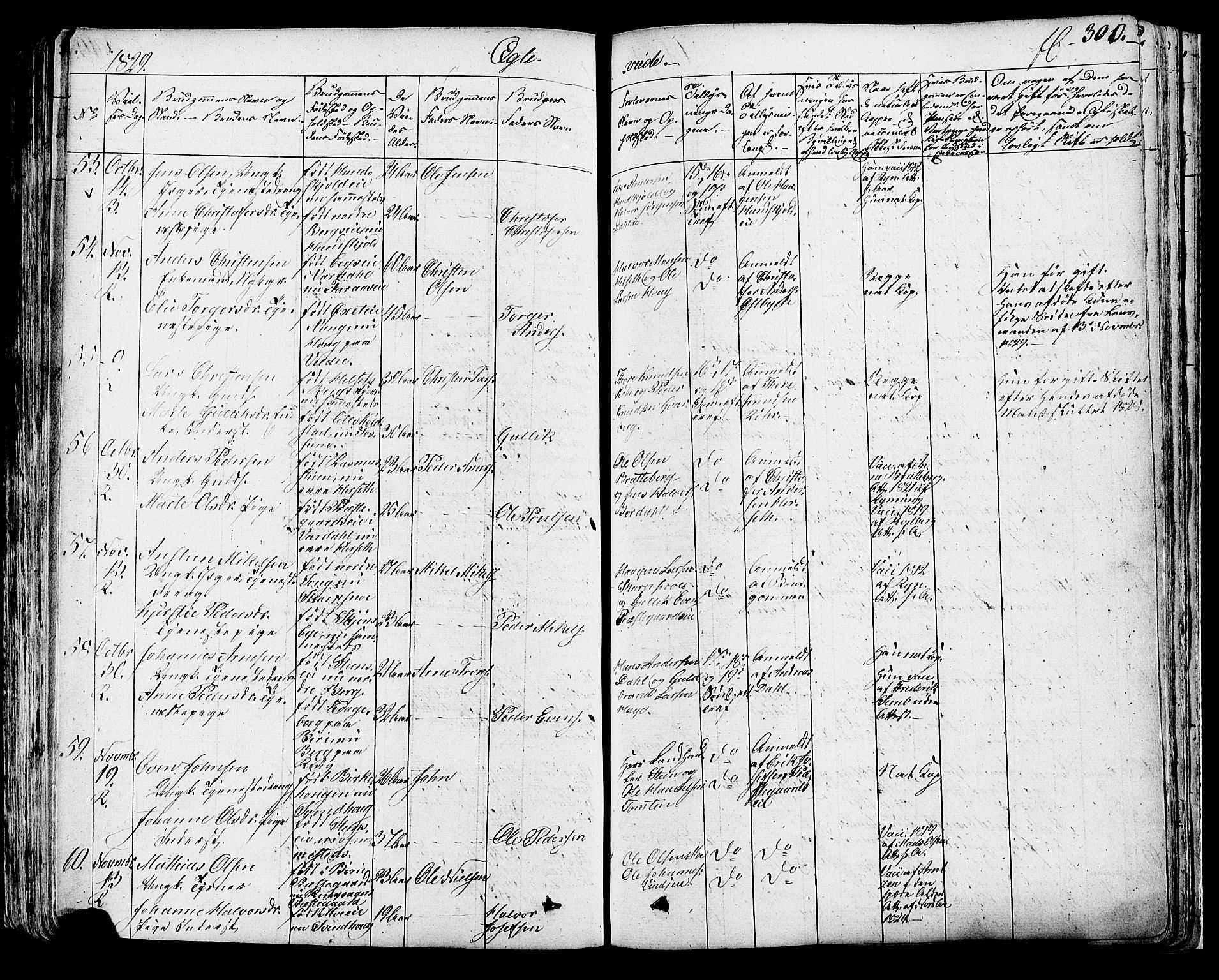 Ringsaker prestekontor, AV/SAH-PREST-014/K/Ka/L0007: Parish register (official) no. 7A, 1826-1837, p. 300