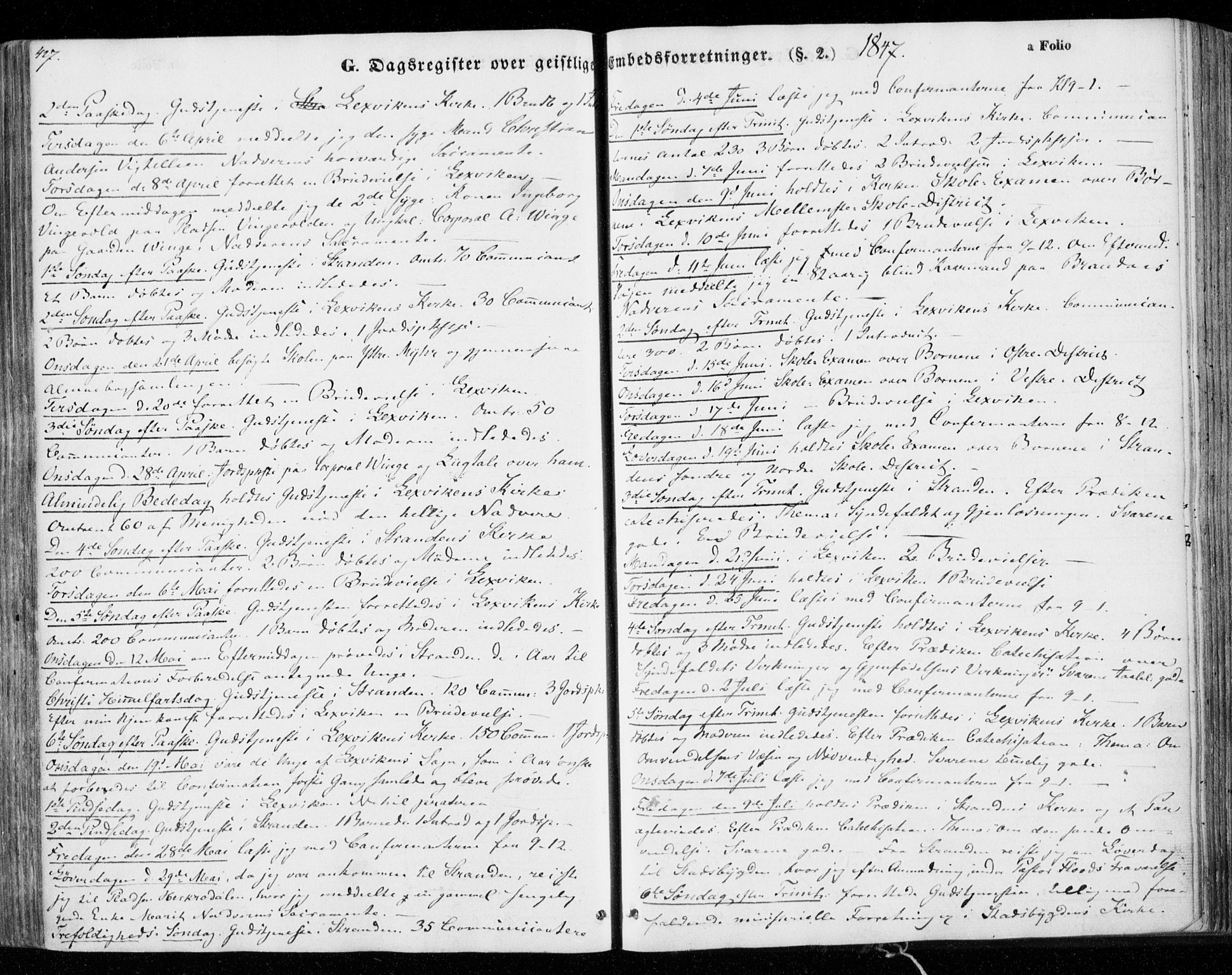 Ministerialprotokoller, klokkerbøker og fødselsregistre - Nord-Trøndelag, SAT/A-1458/701/L0007: Parish register (official) no. 701A07 /1, 1842-1854, p. 427