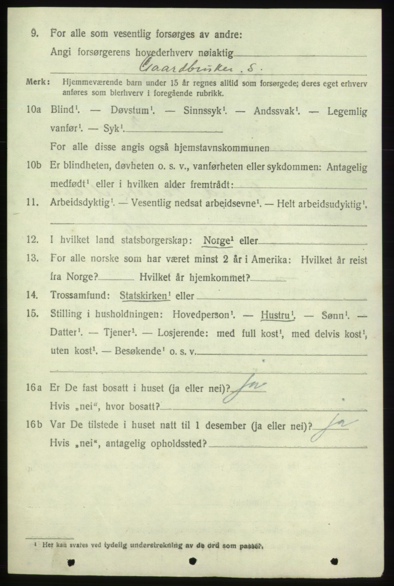 SAB, 1920 census for Skånevik, 1920, p. 6564