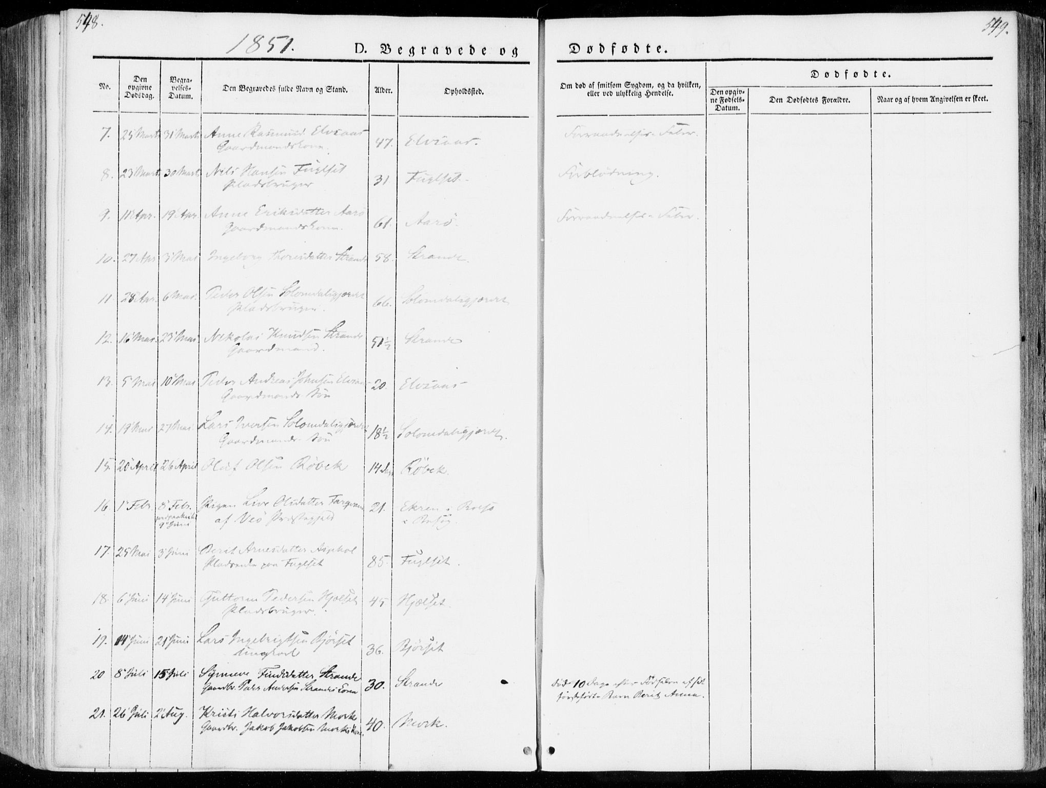 Ministerialprotokoller, klokkerbøker og fødselsregistre - Møre og Romsdal, SAT/A-1454/555/L0653: Parish register (official) no. 555A04, 1843-1869, p. 548-549