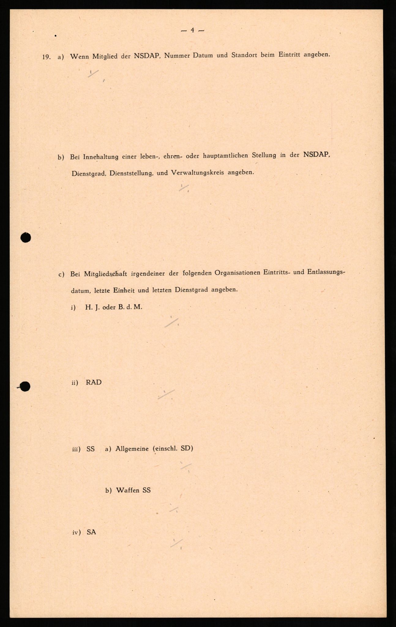 Forsvaret, Forsvarets overkommando II, AV/RA-RAFA-3915/D/Db/L0024: CI Questionaires. Tyske okkupasjonsstyrker i Norge. Tyskere., 1945-1946, p. 117