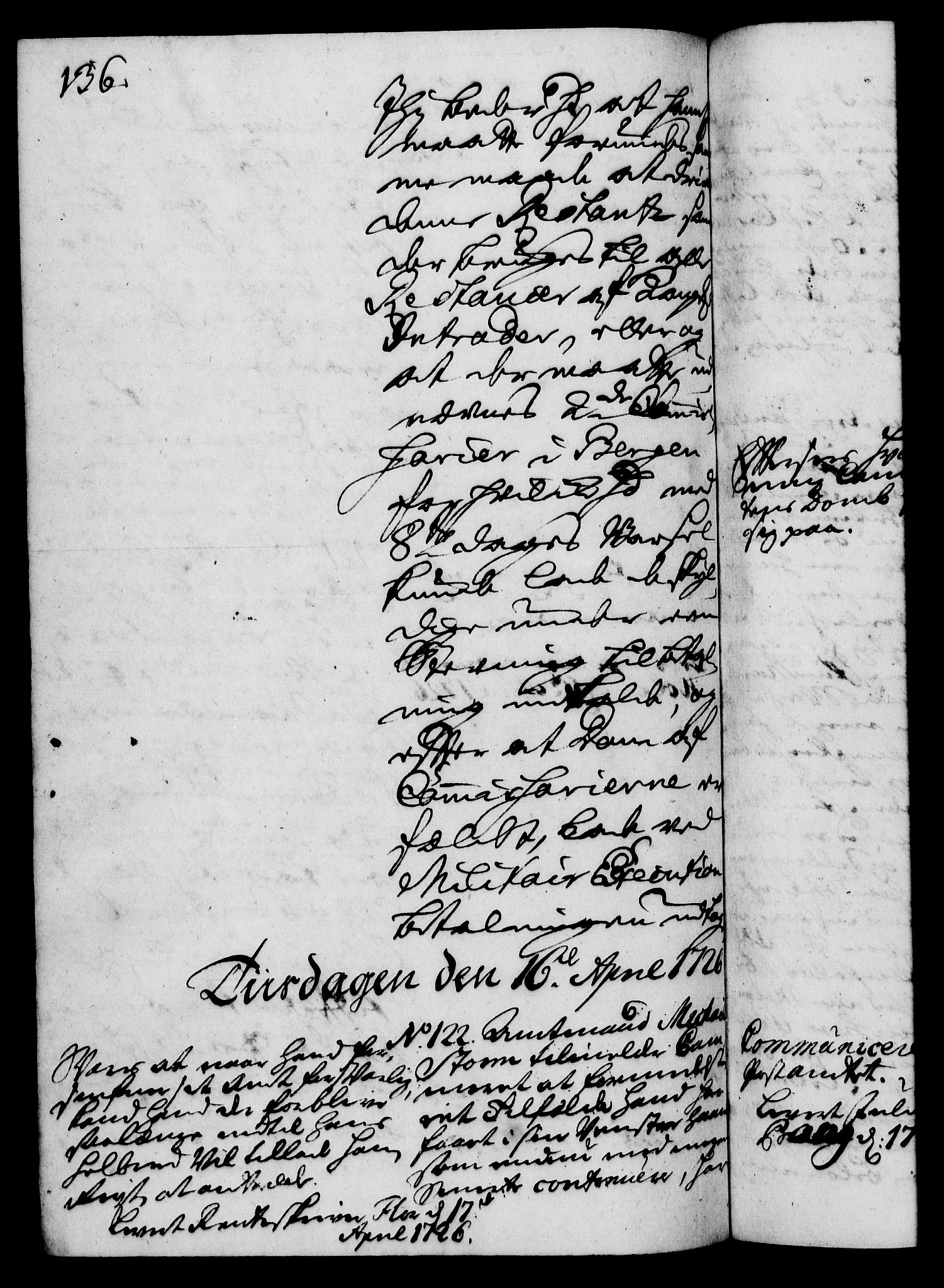 Rentekammeret, Kammerkanselliet, AV/RA-EA-3111/G/Gh/Gha/L0008: Norsk ekstraktmemorialprotokoll (merket RK 53.53), 1725-1726, p. 136