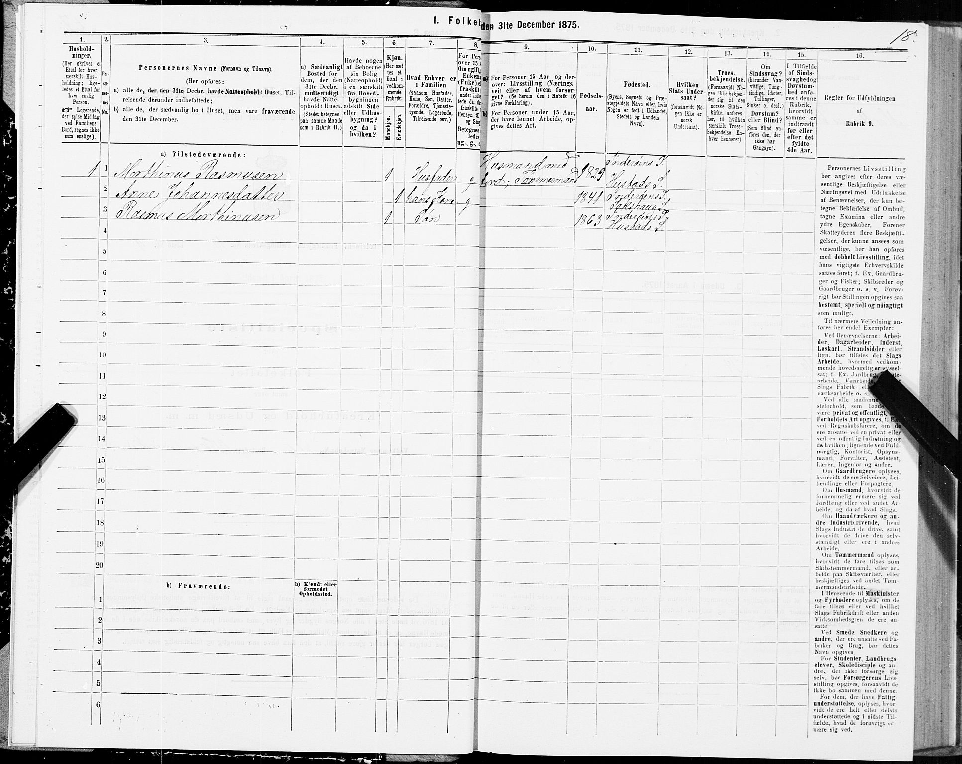 SAT, 1875 census for 1729P Inderøy, 1875, p. 6018