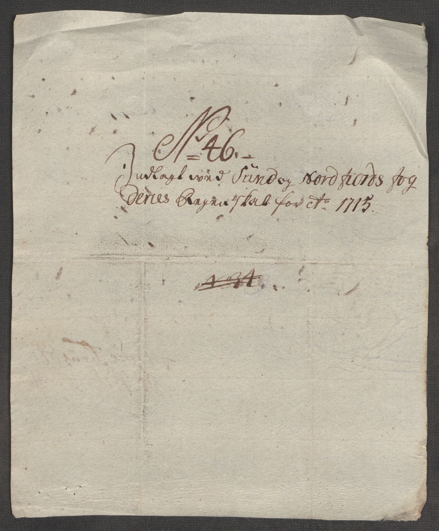 Rentekammeret inntil 1814, Reviderte regnskaper, Fogderegnskap, AV/RA-EA-4092/R53/L3439: Fogderegnskap Sunn- og Nordfjord, 1715, p. 538