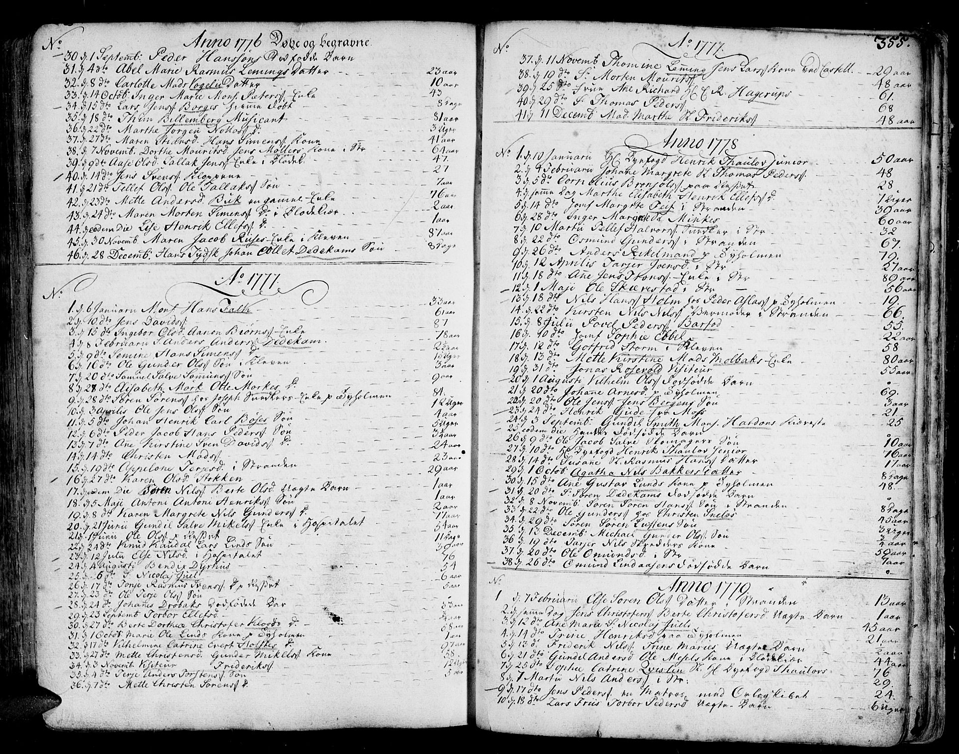 Arendal sokneprestkontor, Trefoldighet, AV/SAK-1111-0040/F/Fa/L0001: Parish register (official) no. A 1, 1703-1815, p. 439