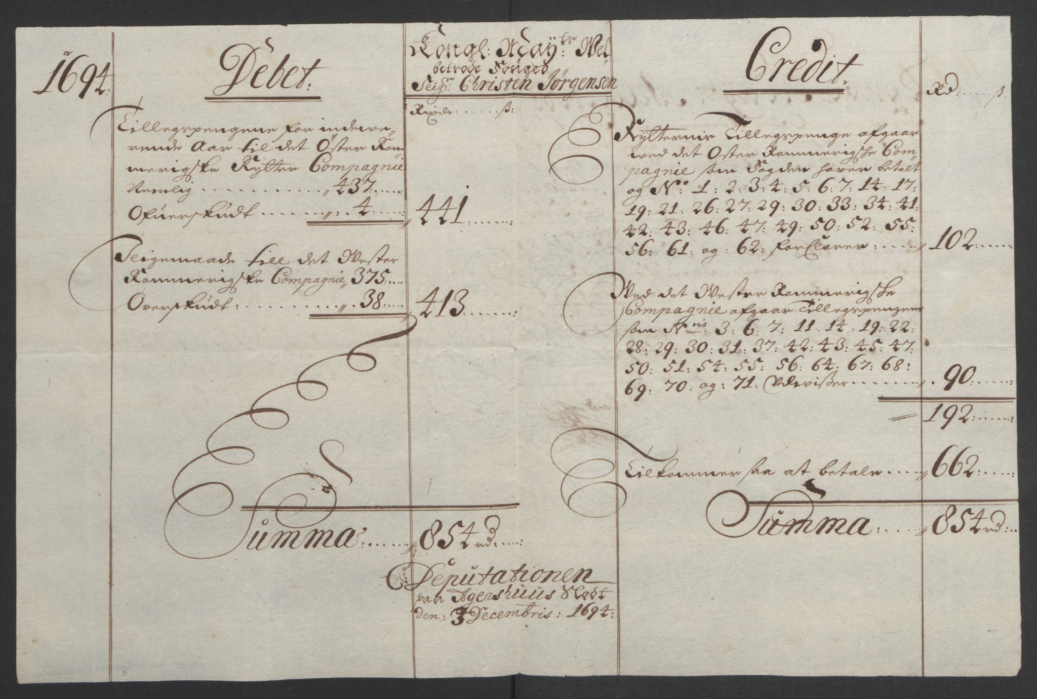 Rentekammeret inntil 1814, Reviderte regnskaper, Fogderegnskap, AV/RA-EA-4092/R12/L0706: Fogderegnskap Øvre Romerike, 1694, p. 283