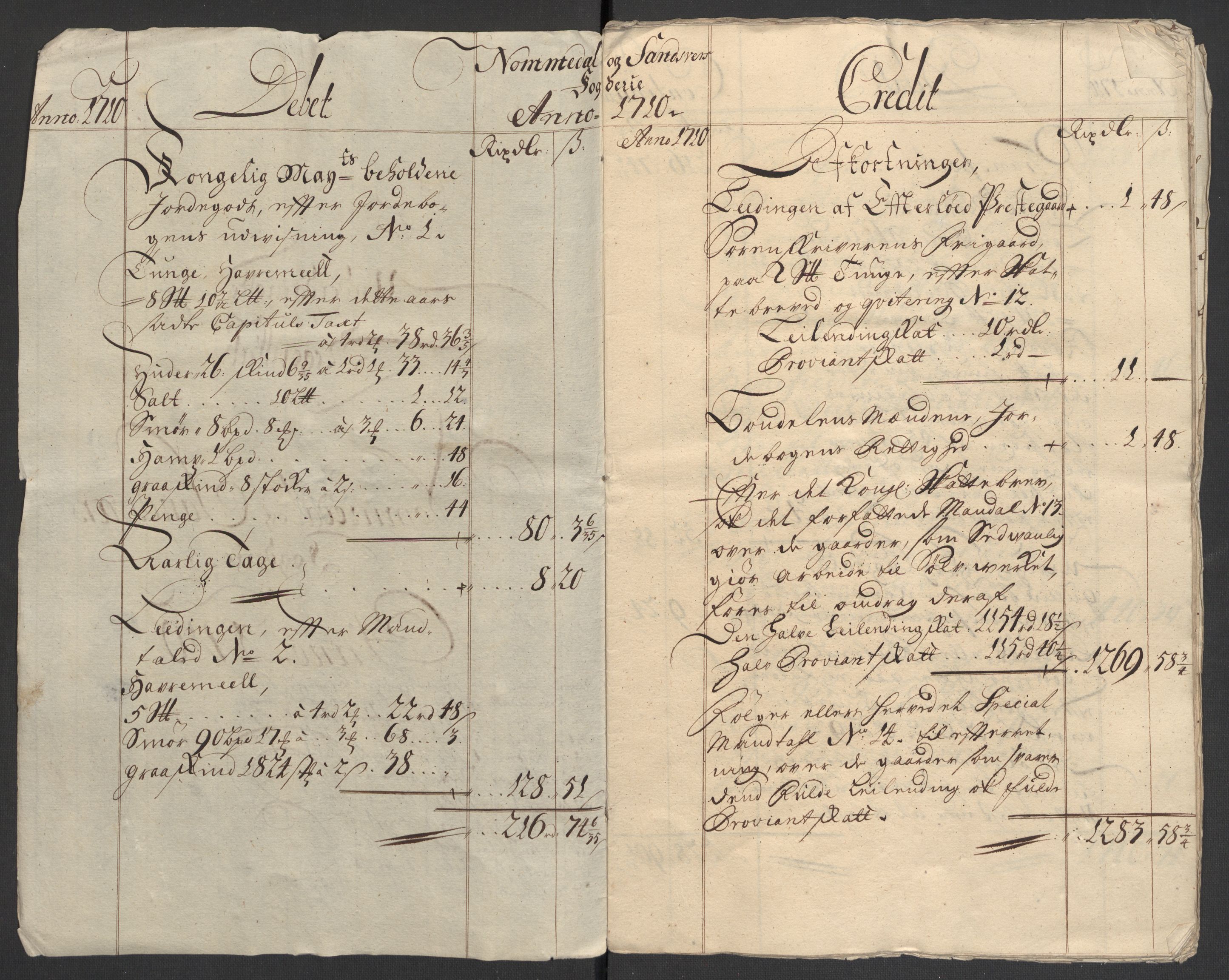 Rentekammeret inntil 1814, Reviderte regnskaper, Fogderegnskap, AV/RA-EA-4092/R24/L1585: Fogderegnskap Numedal og Sandsvær, 1709-1710, p. 141