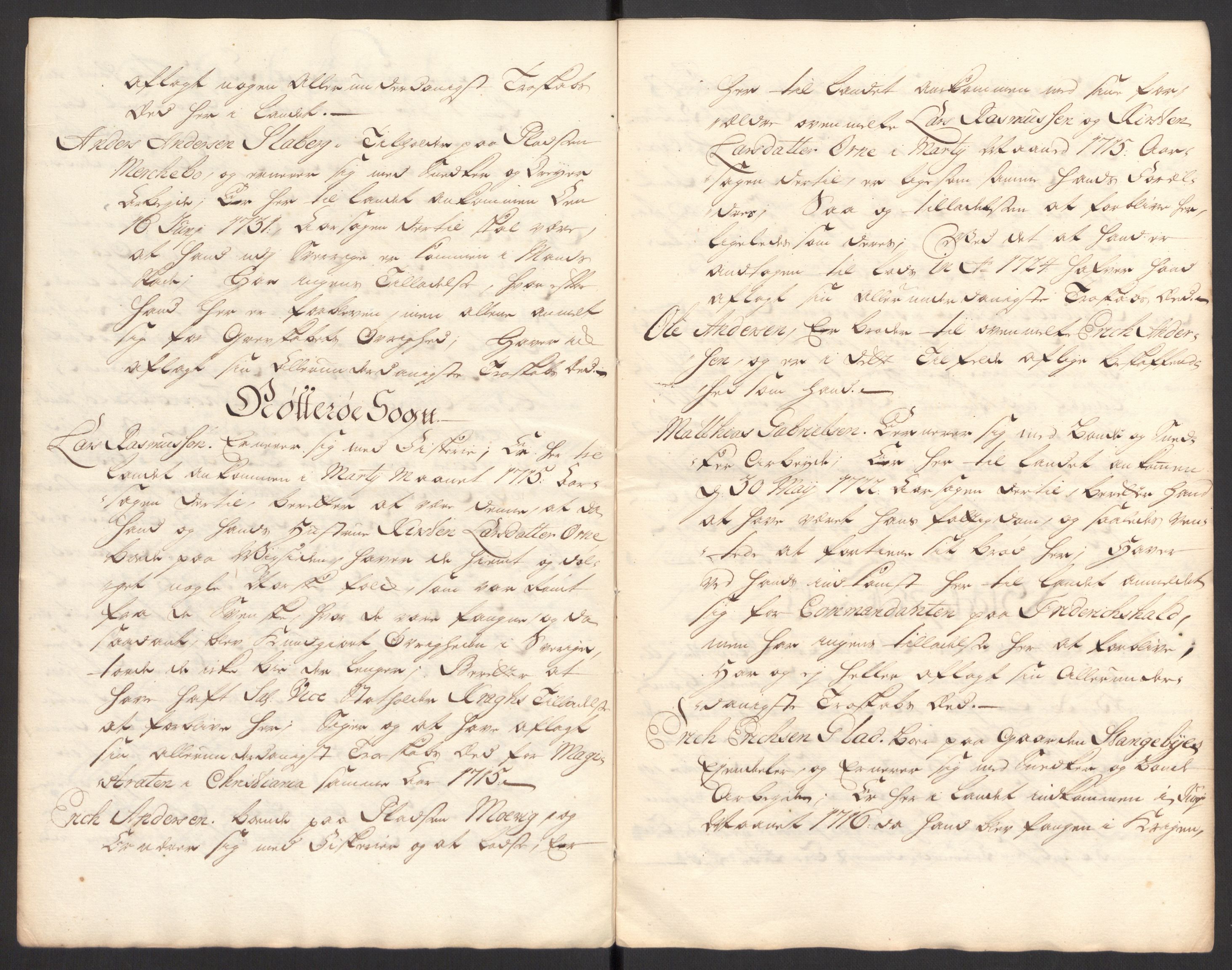 Kristiania stiftamt, SAO/A-10386/G/Gc/L0002: Utlendinger i Akershus stift, 1734-1735, p. 84