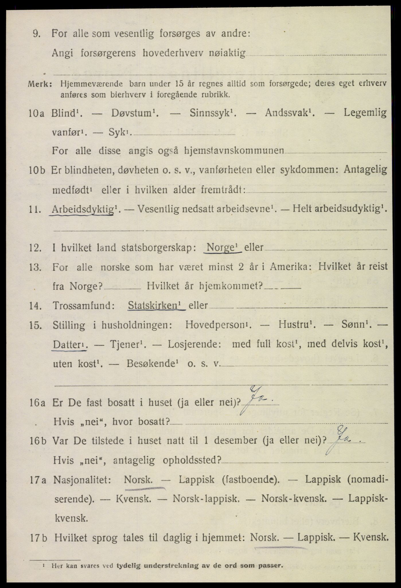 SAT, 1920 census for Inderøy, 1920, p. 5084