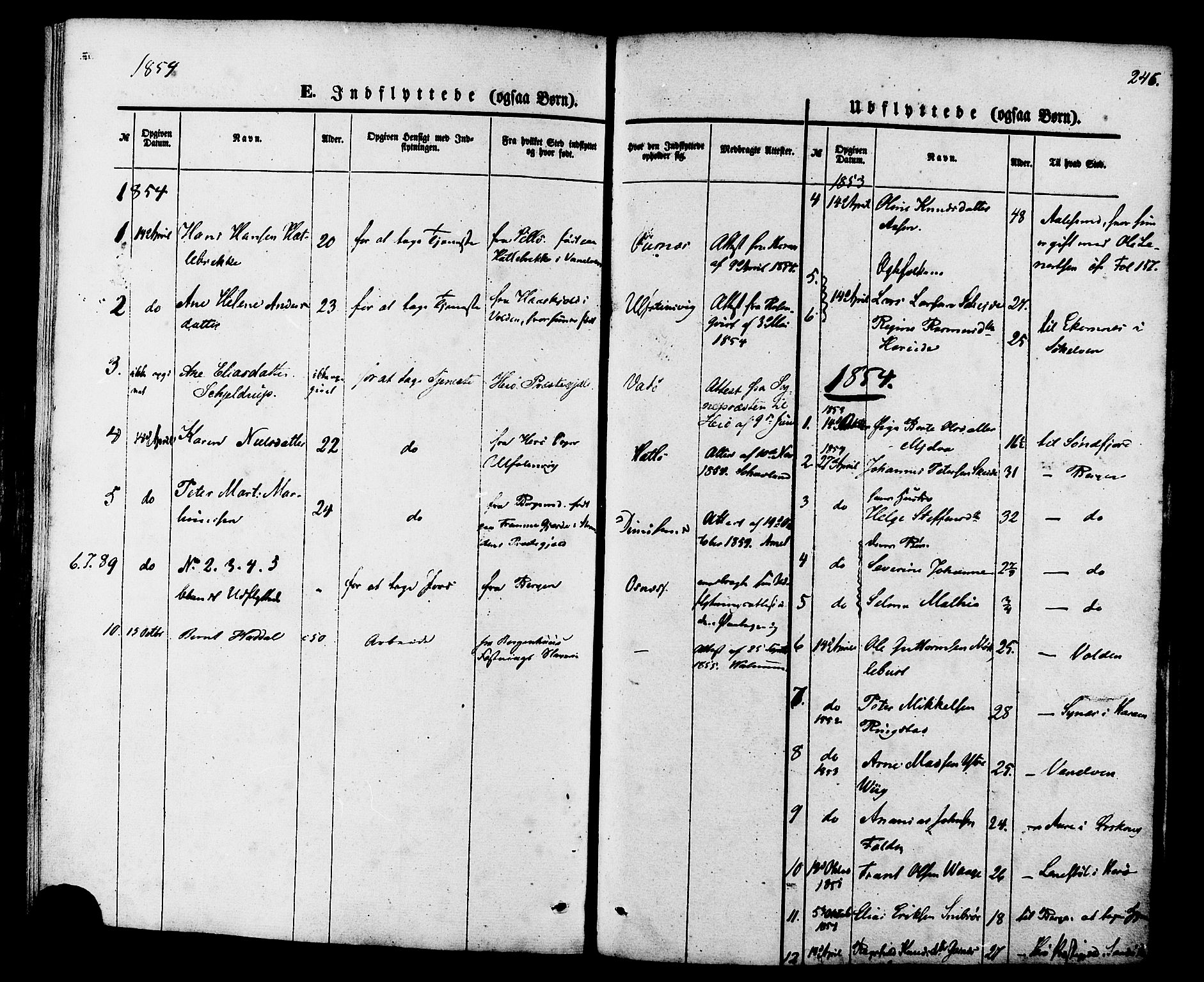 Ministerialprotokoller, klokkerbøker og fødselsregistre - Møre og Romsdal, SAT/A-1454/509/L0105: Parish register (official) no. 509A03, 1848-1882, p. 246