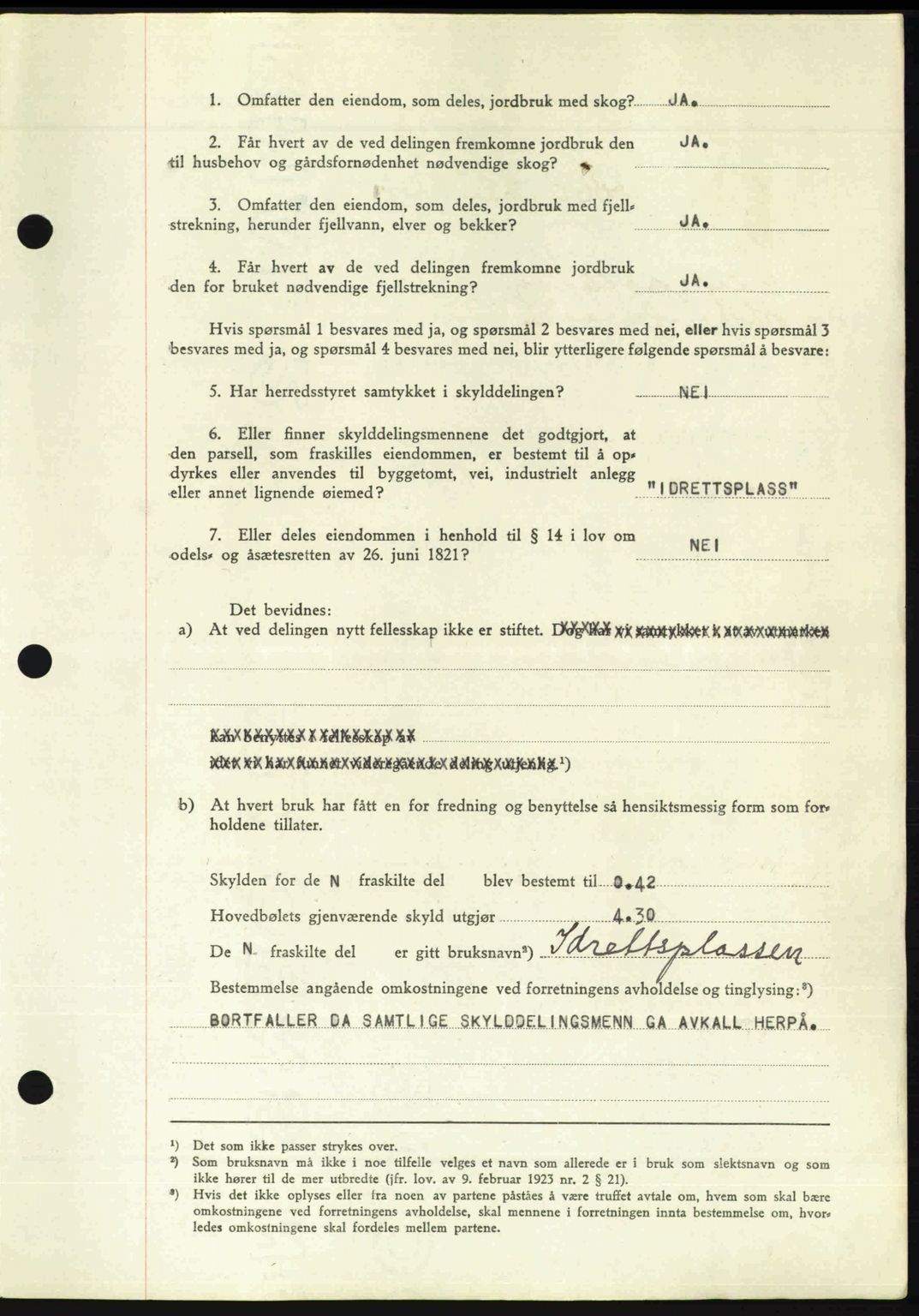 Nedenes sorenskriveri, AV/SAK-1221-0006/G/Gb/Gba/L0057: Mortgage book no. A9, 1947-1947, Diary no: : 871/1947