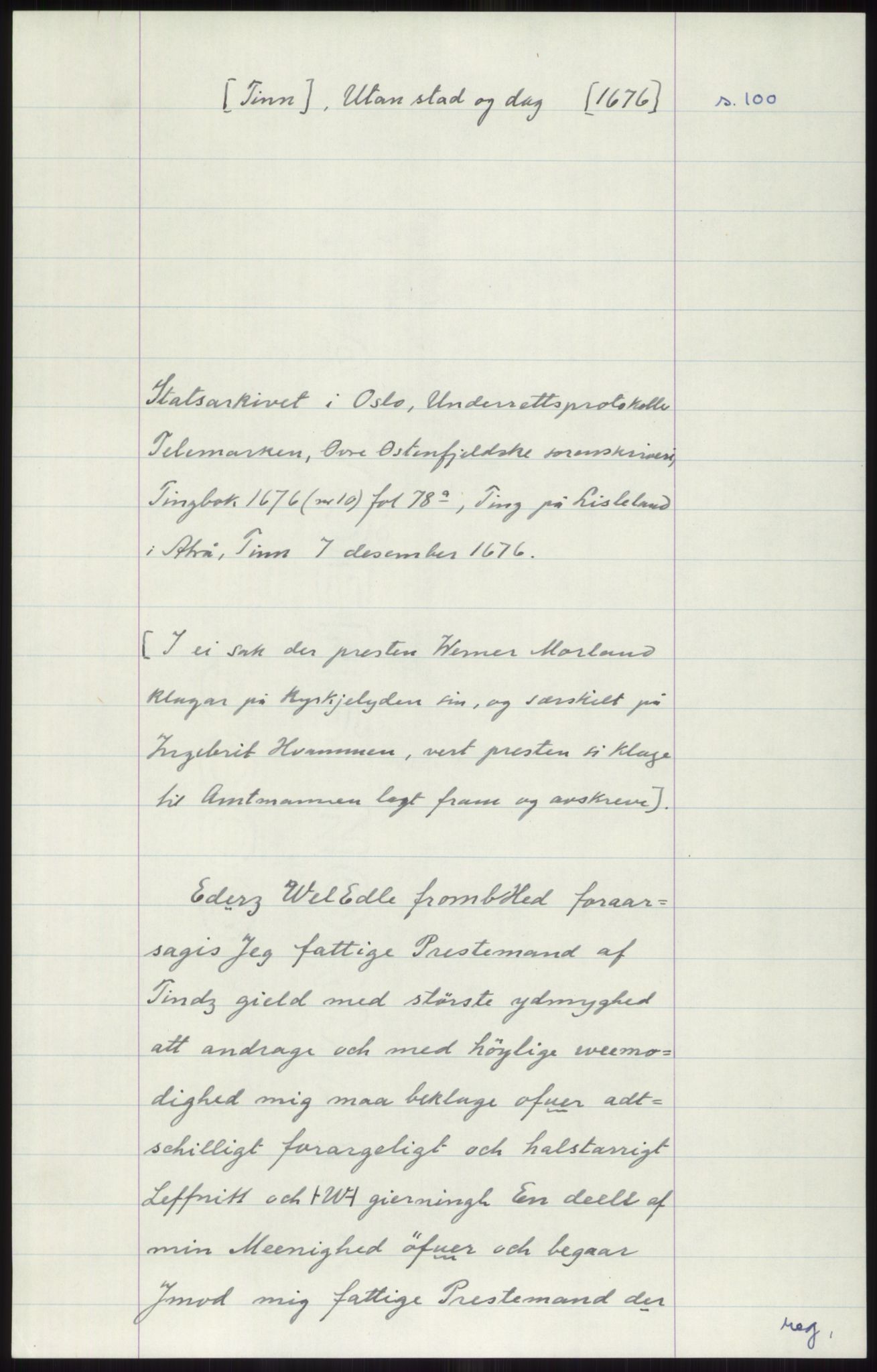 Samlinger til kildeutgivelse, Diplomavskriftsamlingen, AV/RA-EA-4053/H/Ha, p. 3644