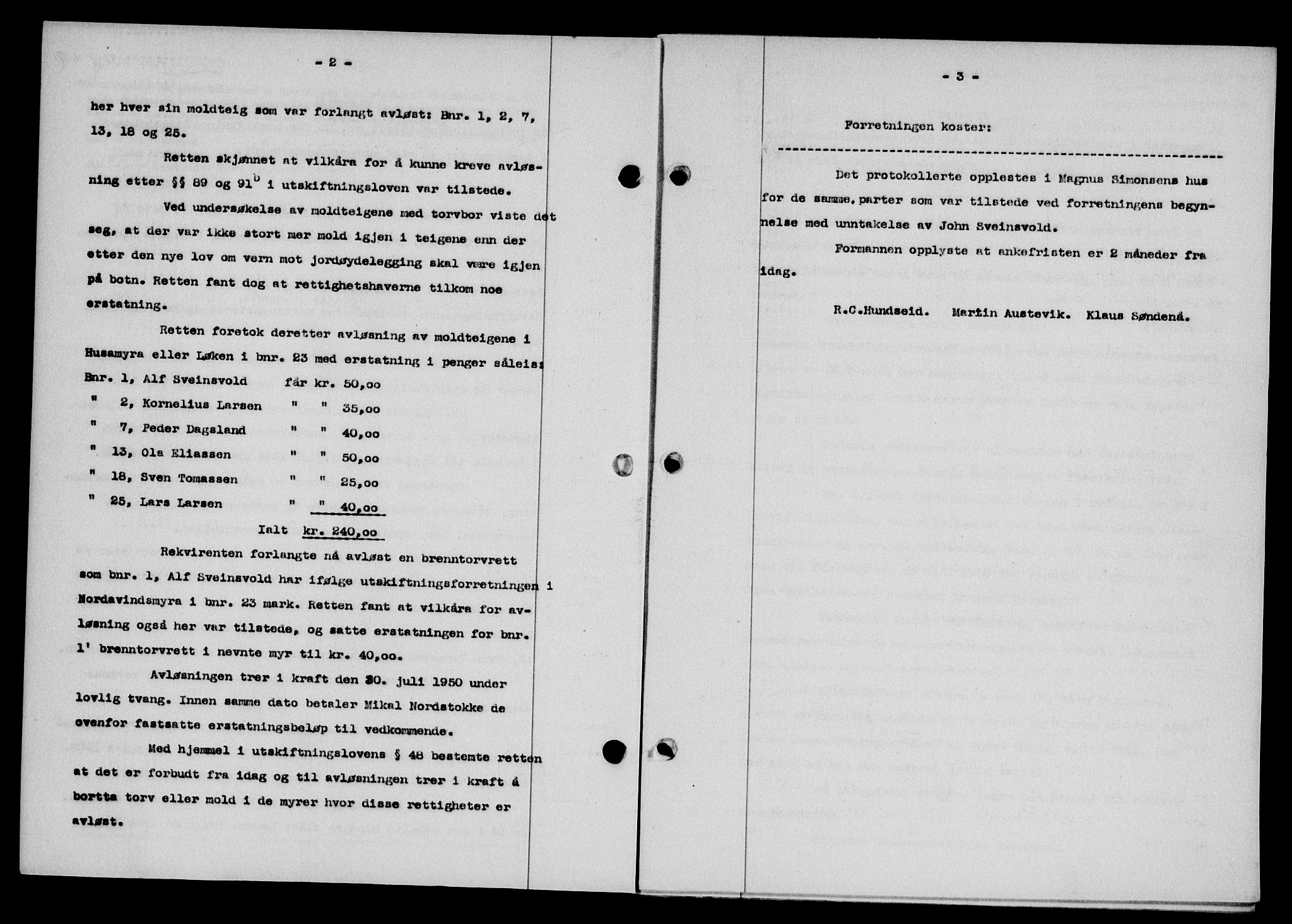 Karmsund sorenskriveri, SAST/A-100311/01/II/IIB/L0101: Mortgage book no. 81A, 1950-1951, Diary no: : 3263/1950