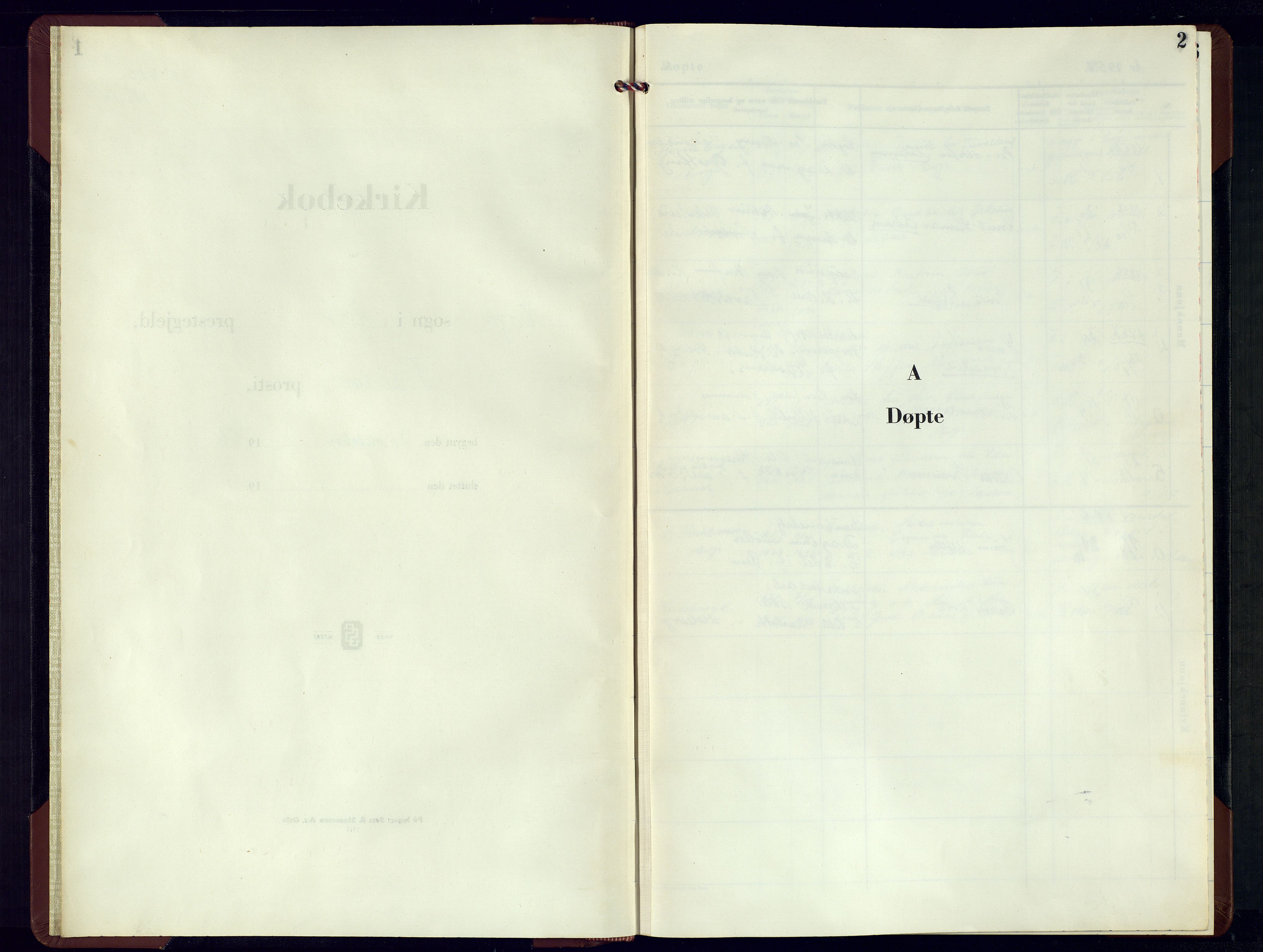 Evje sokneprestkontor, SAK/1111-0008/F/Fb/Fba/L0007: Parish register (copy) no. B-7, 1957-1969, p. 2