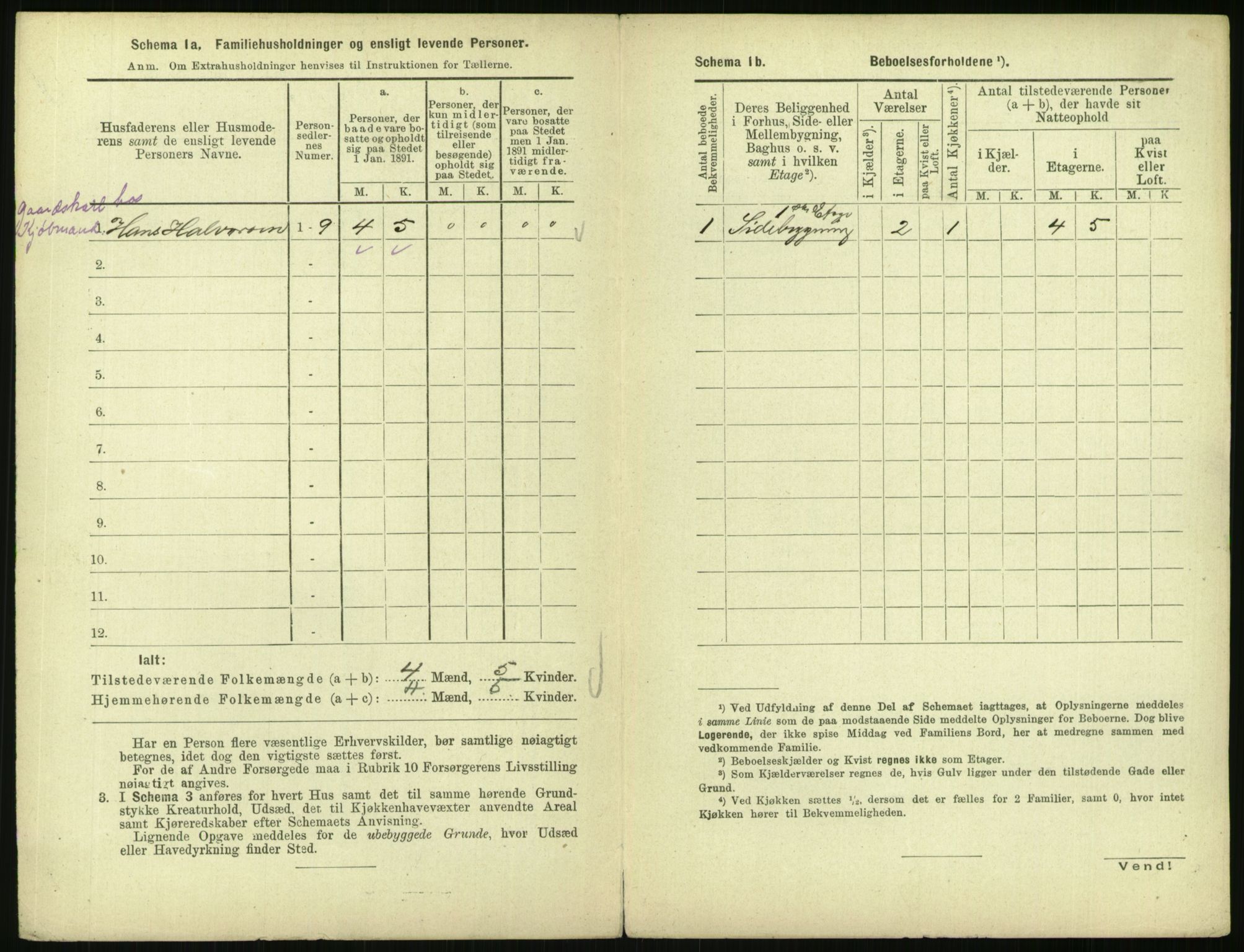 RA, 1891 census for 0301 Kristiania, 1891, p. 3323