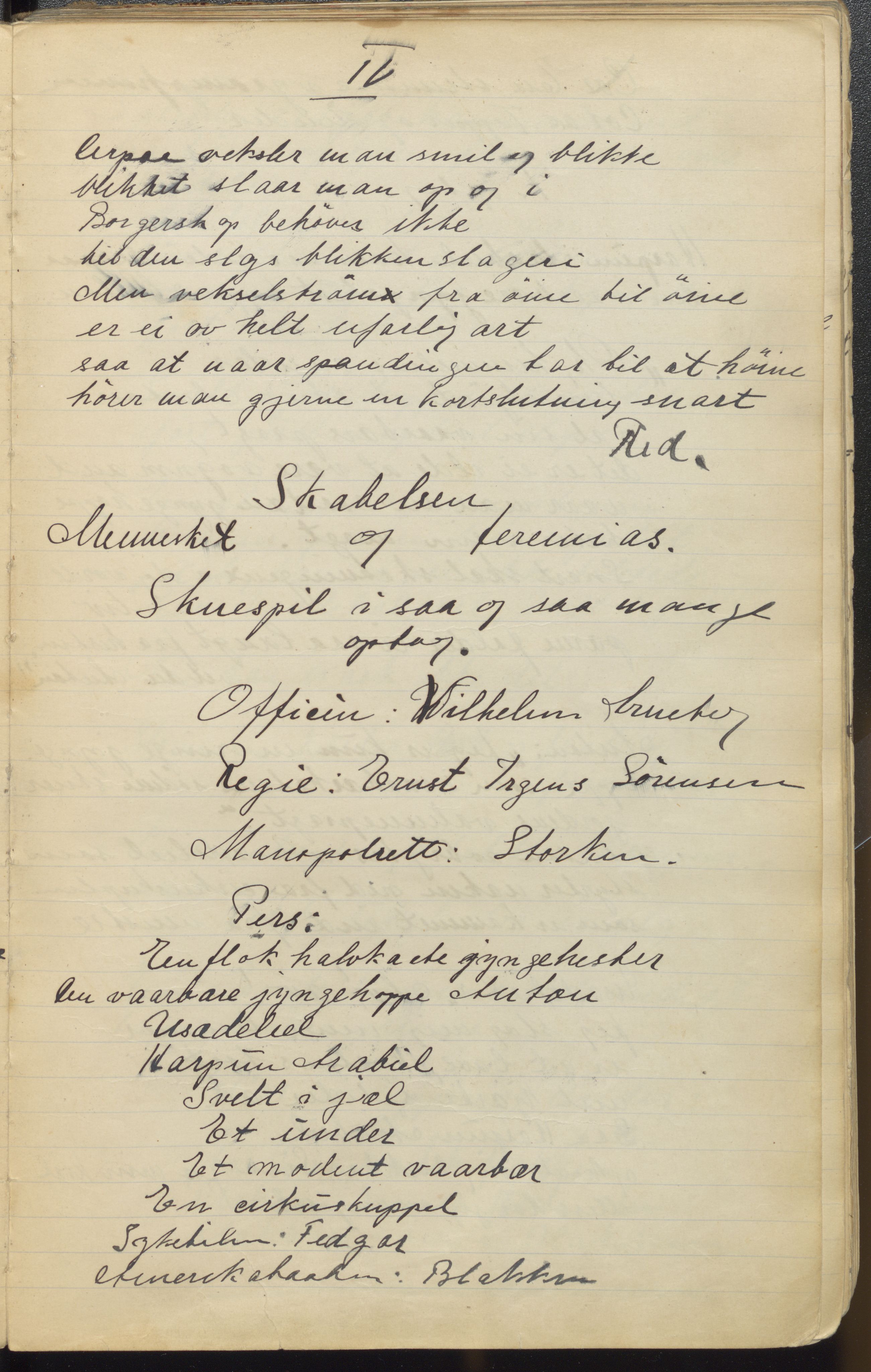 Pa 163 - Greveskogen videregående skole. Gymnassamfunnet Uglen, VEMU/A-1215/F/L0004: Storken, 1922-1923