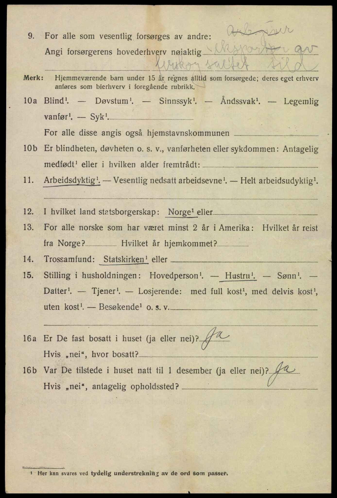 SAK, 1920 census for Kristiansand, 1920, p. 35728