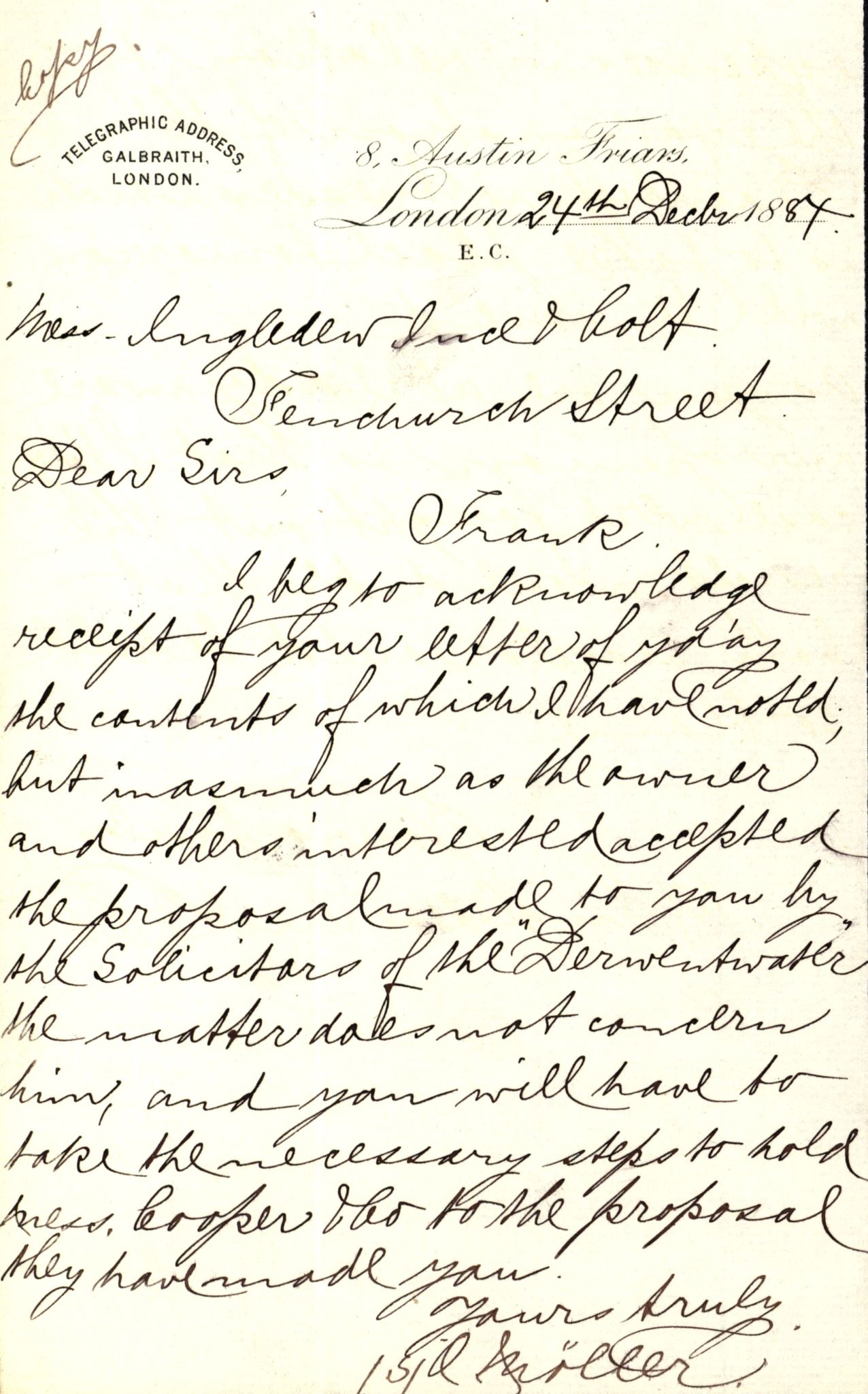 Pa 63 - Østlandske skibsassuranceforening, VEMU/A-1079/G/Ga/L0017/0003: Havaridokumenter / Alma, Aise, Ole Bull, Tellus, Frank, 1884, p. 67