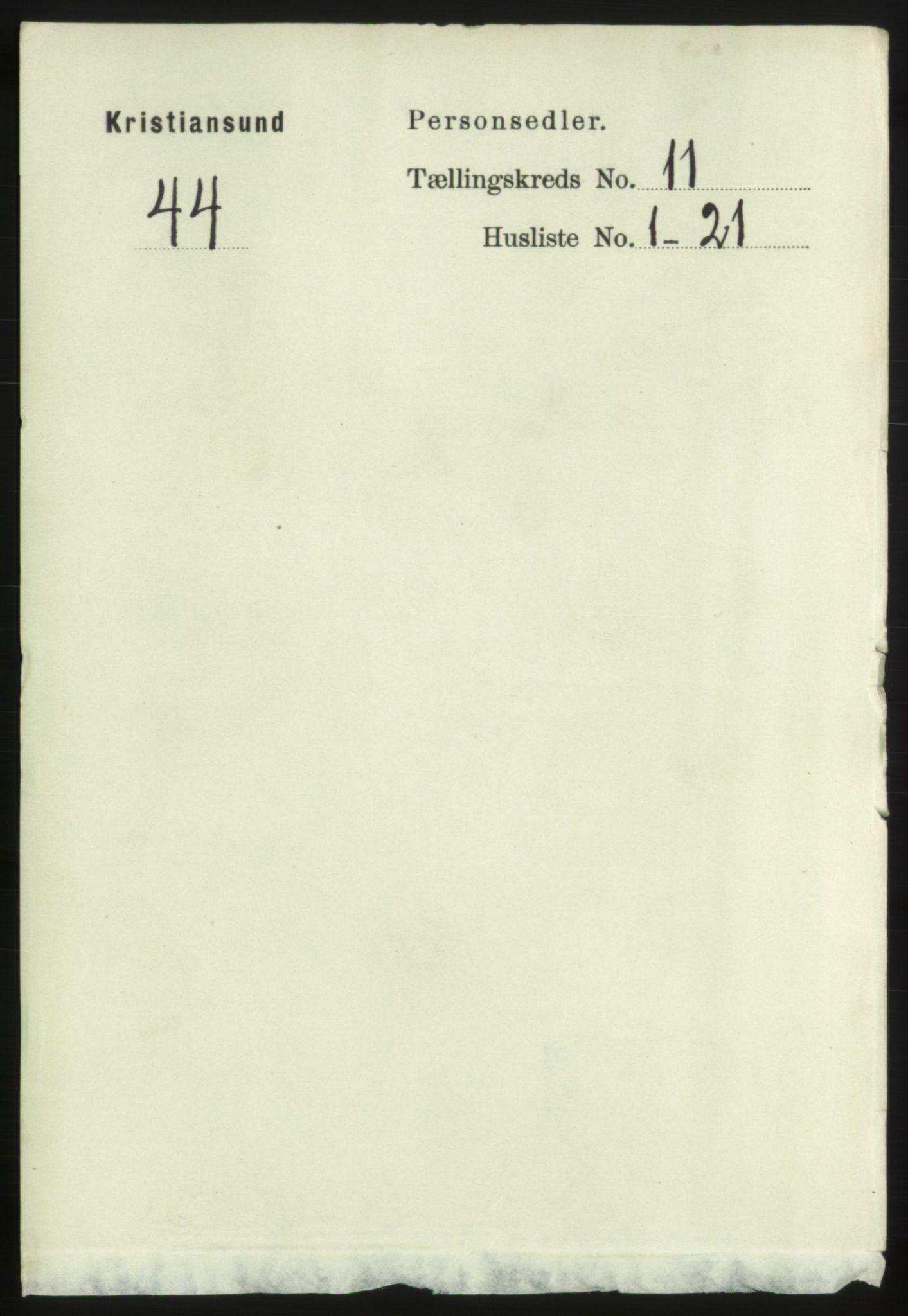 RA, 1891 census for 1503 Kristiansund, 1891, p. 8810