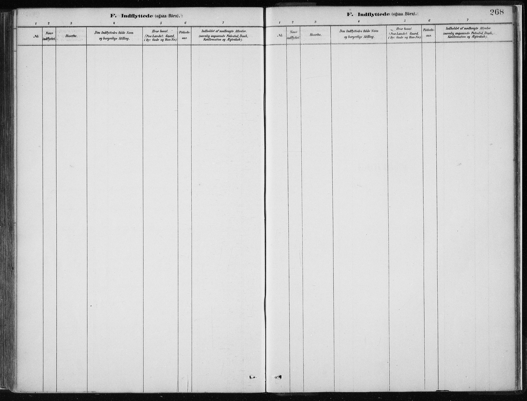 Masfjorden Sokneprestembete, SAB/A-77001: Parish register (official) no. B  1, 1876-1899, p. 268