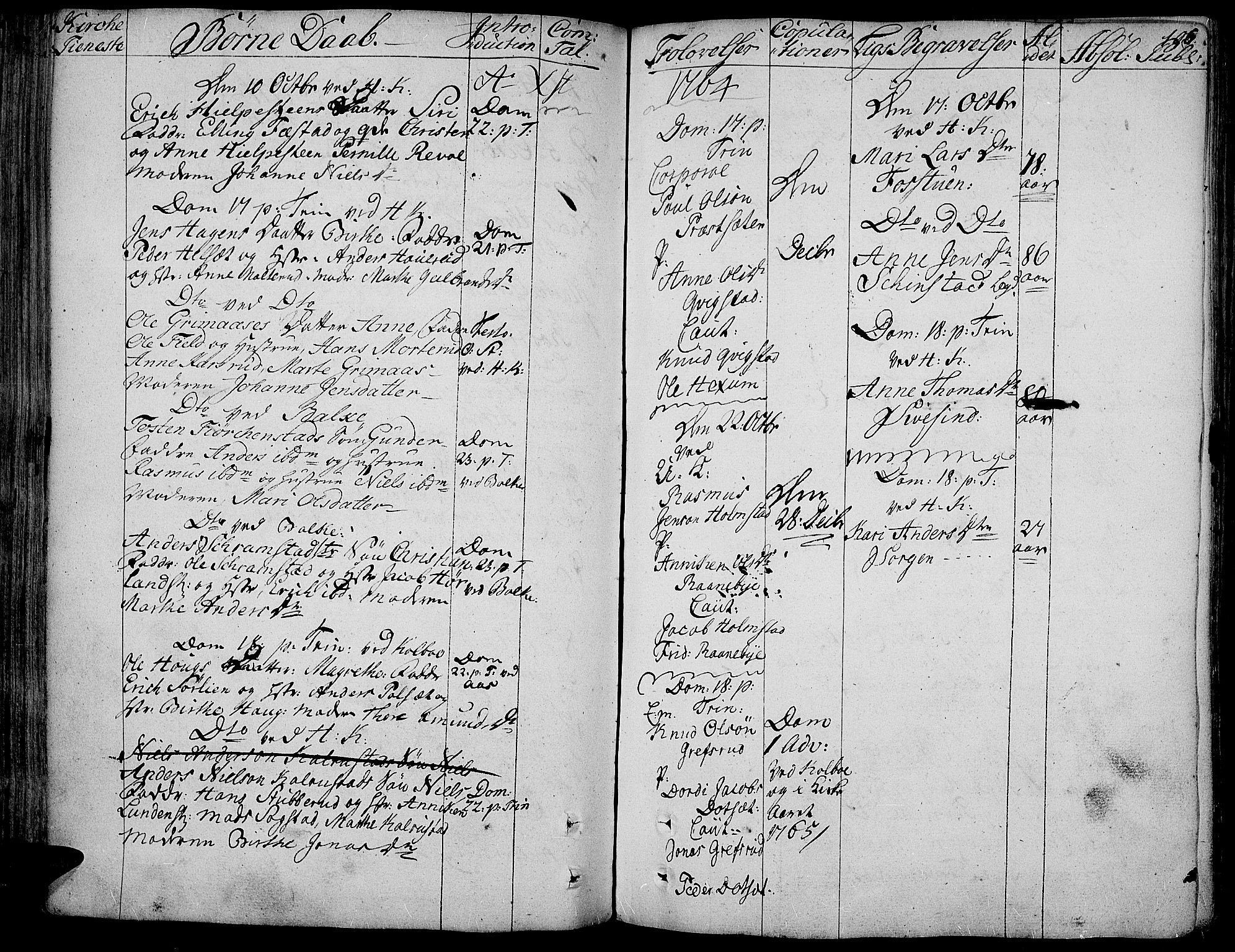 Toten prestekontor, SAH/PREST-102/H/Ha/Haa/L0005: Parish register (official) no. 5, 1761-1772, p. 106