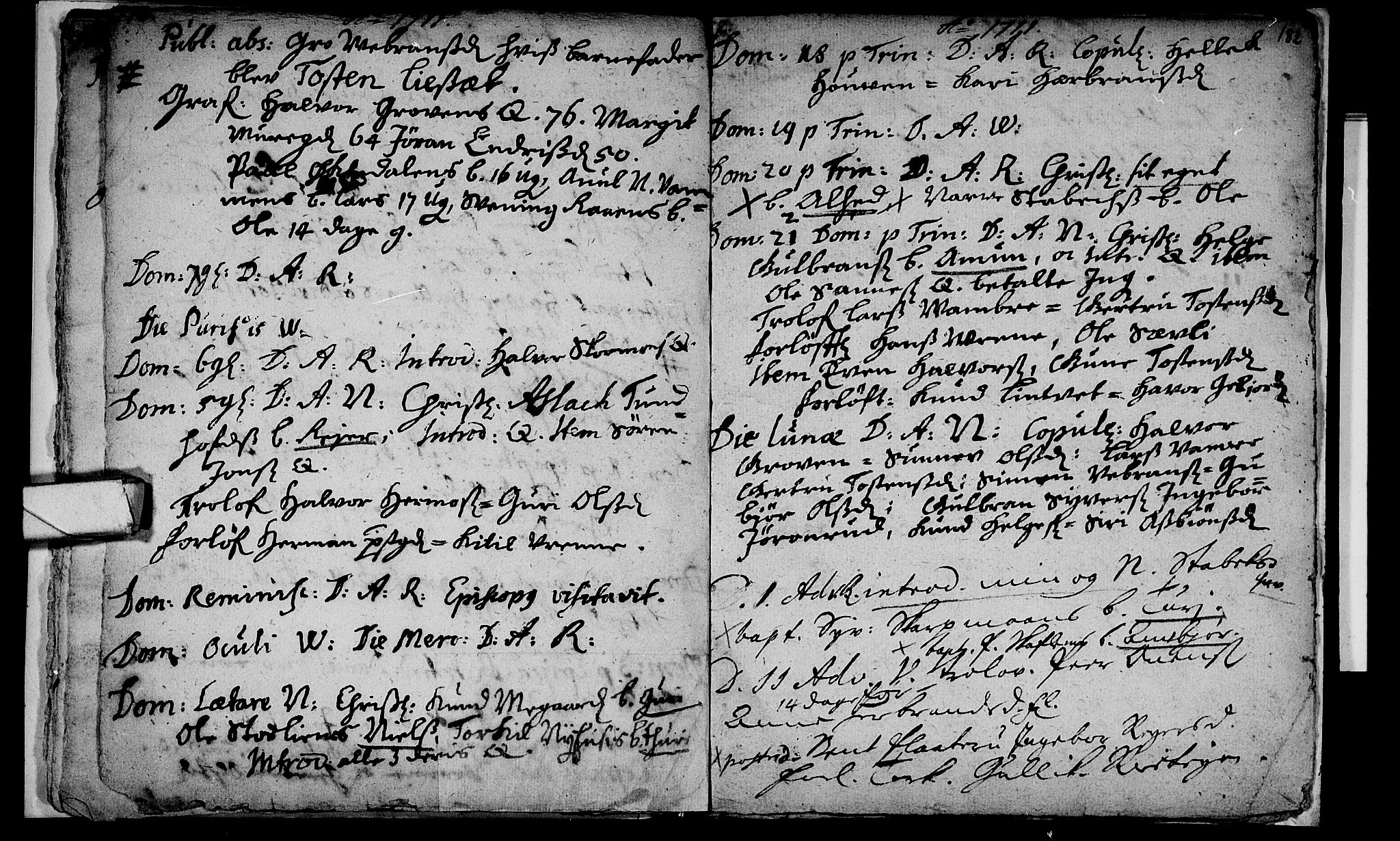 Rollag kirkebøker, AV/SAKO-A-240/F/Fa/L0001: Parish register (official) no. I 1, 1708-1712, p. 178-179