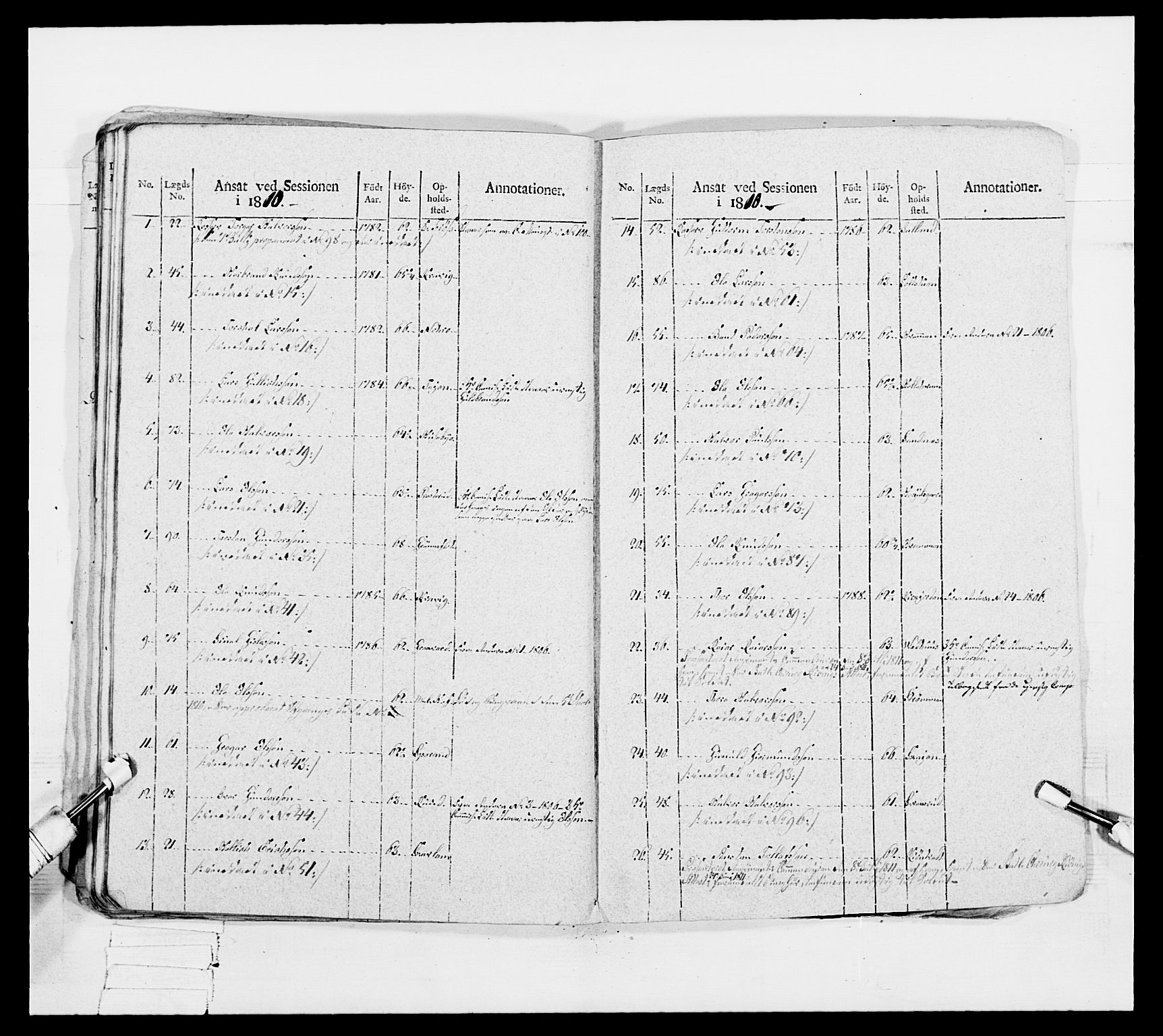 Generalitets- og kommissariatskollegiet, Det kongelige norske kommissariatskollegium, AV/RA-EA-5420/E/Eh/L0047: 2. Akershusiske nasjonale infanteriregiment, 1791-1810, p. 671