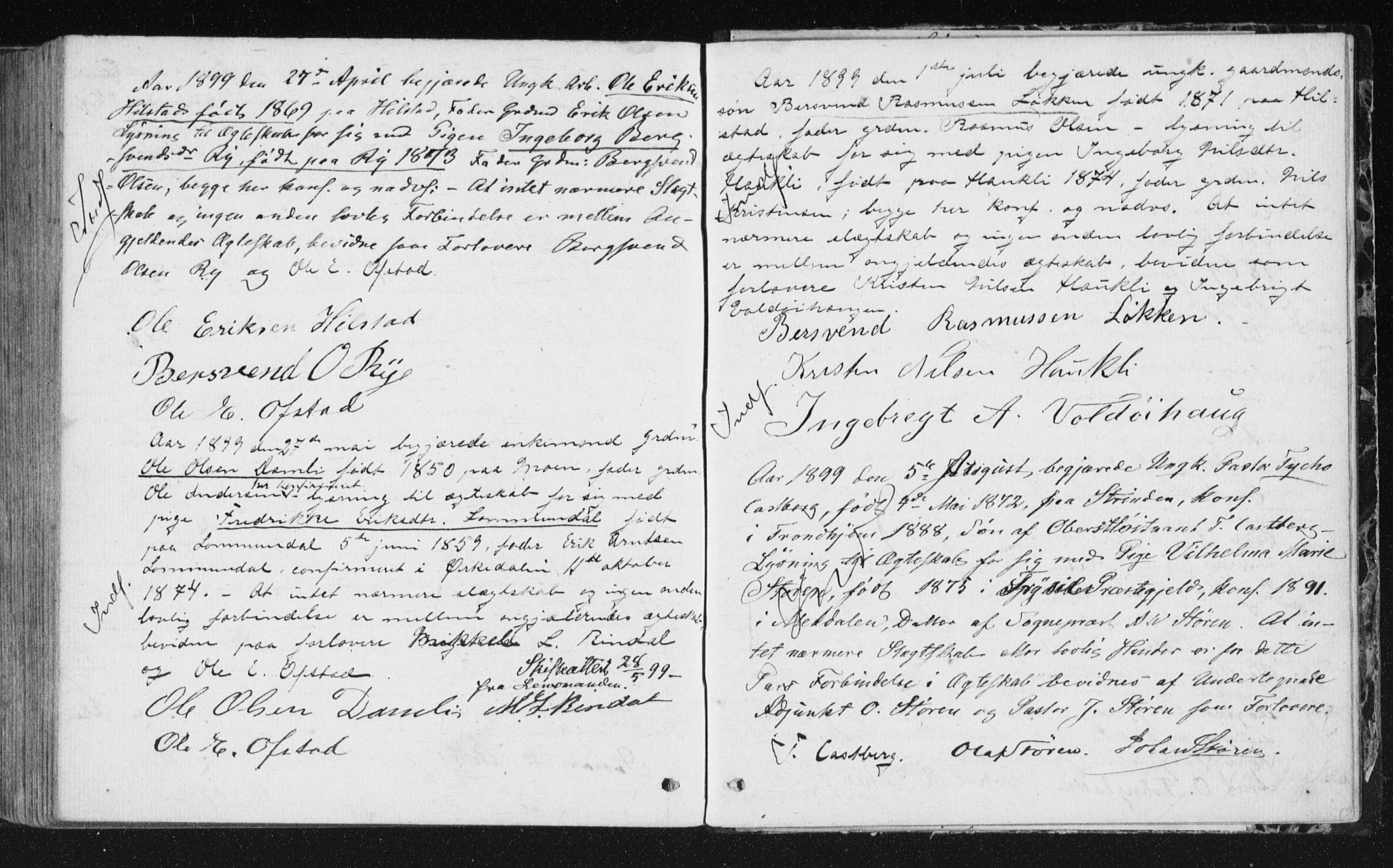 Ministerialprotokoller, klokkerbøker og fødselsregistre - Sør-Trøndelag, SAT/A-1456/672/L0859: Parish register (official) no. 672A11, 1852-1900