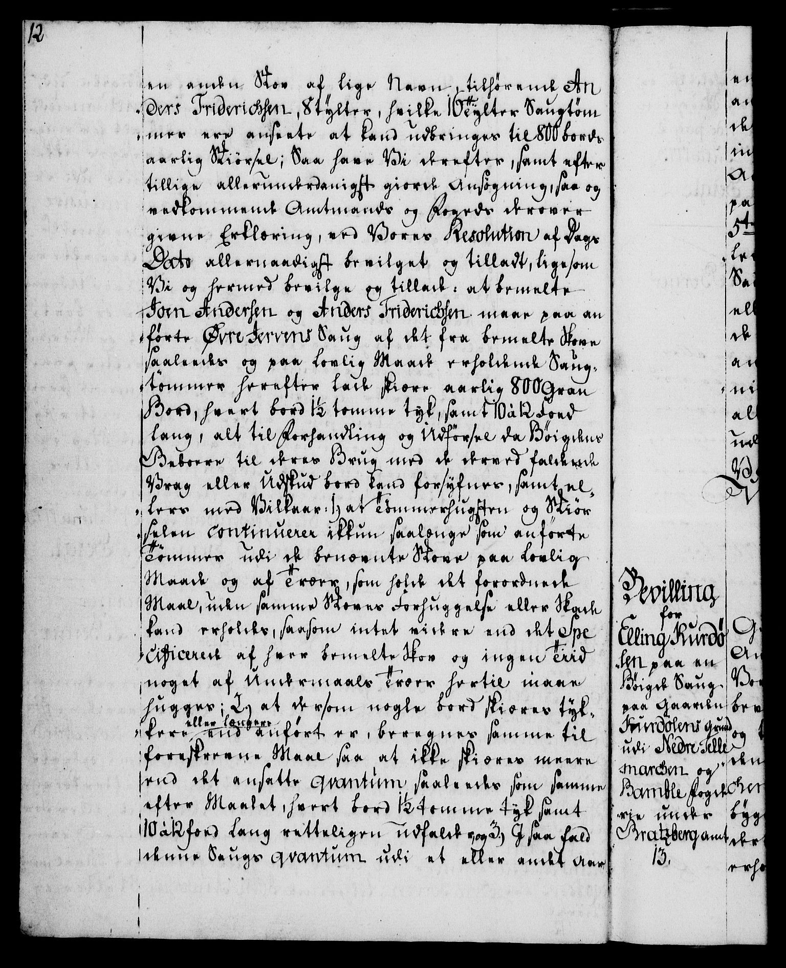 Rentekammeret, Kammerkanselliet, AV/RA-EA-3111/G/Gg/Gga/L0010: Norsk ekspedisjonsprotokoll med register (merket RK 53.10), 1773-1778, p. 12