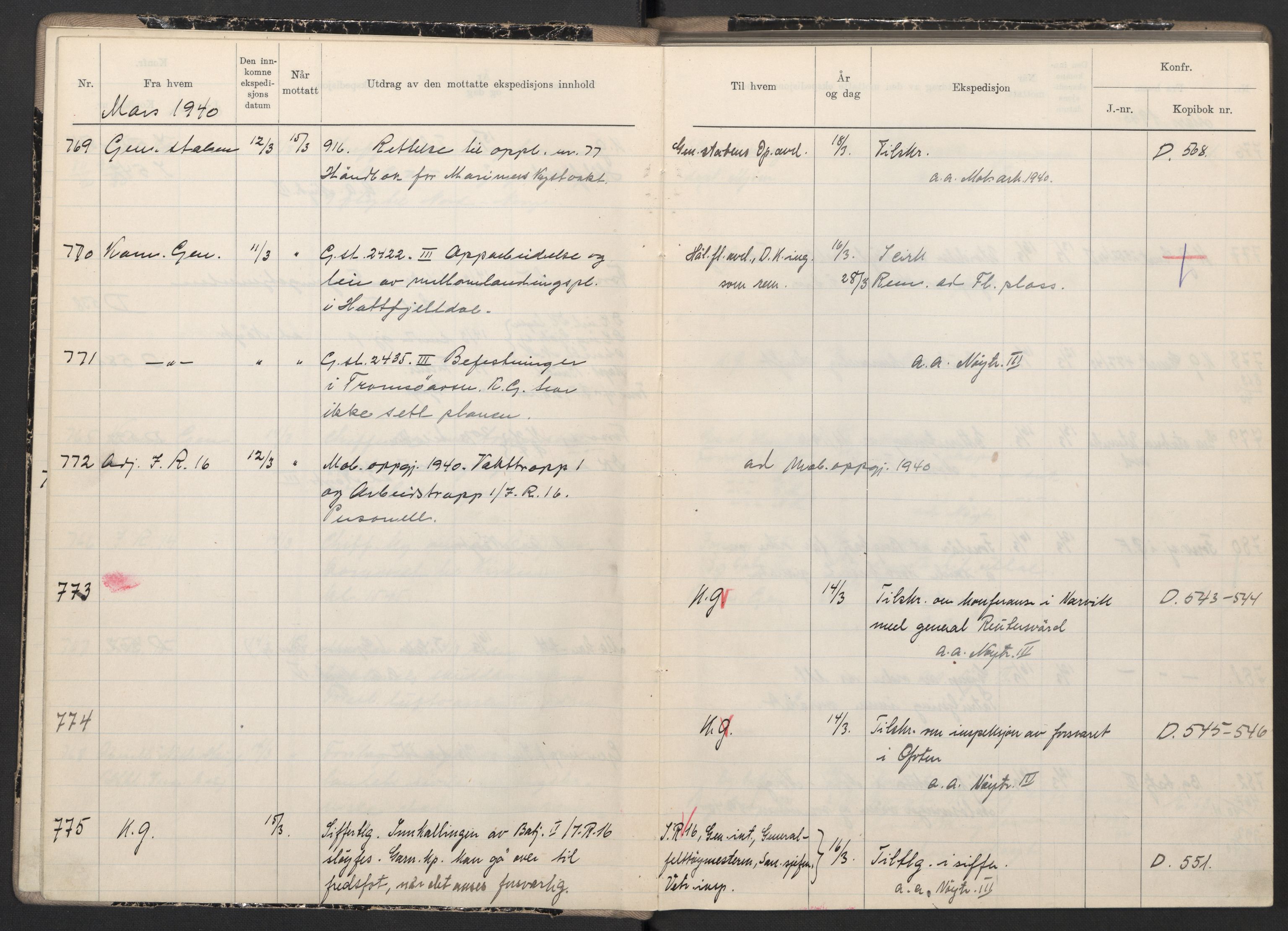 Forsvaret, Forsvarets krigshistoriske avdeling, AV/RA-RAFA-2017/Y/Yb/L0120: II-C-11-600  -  6. Divisjon, 1940, p. 55