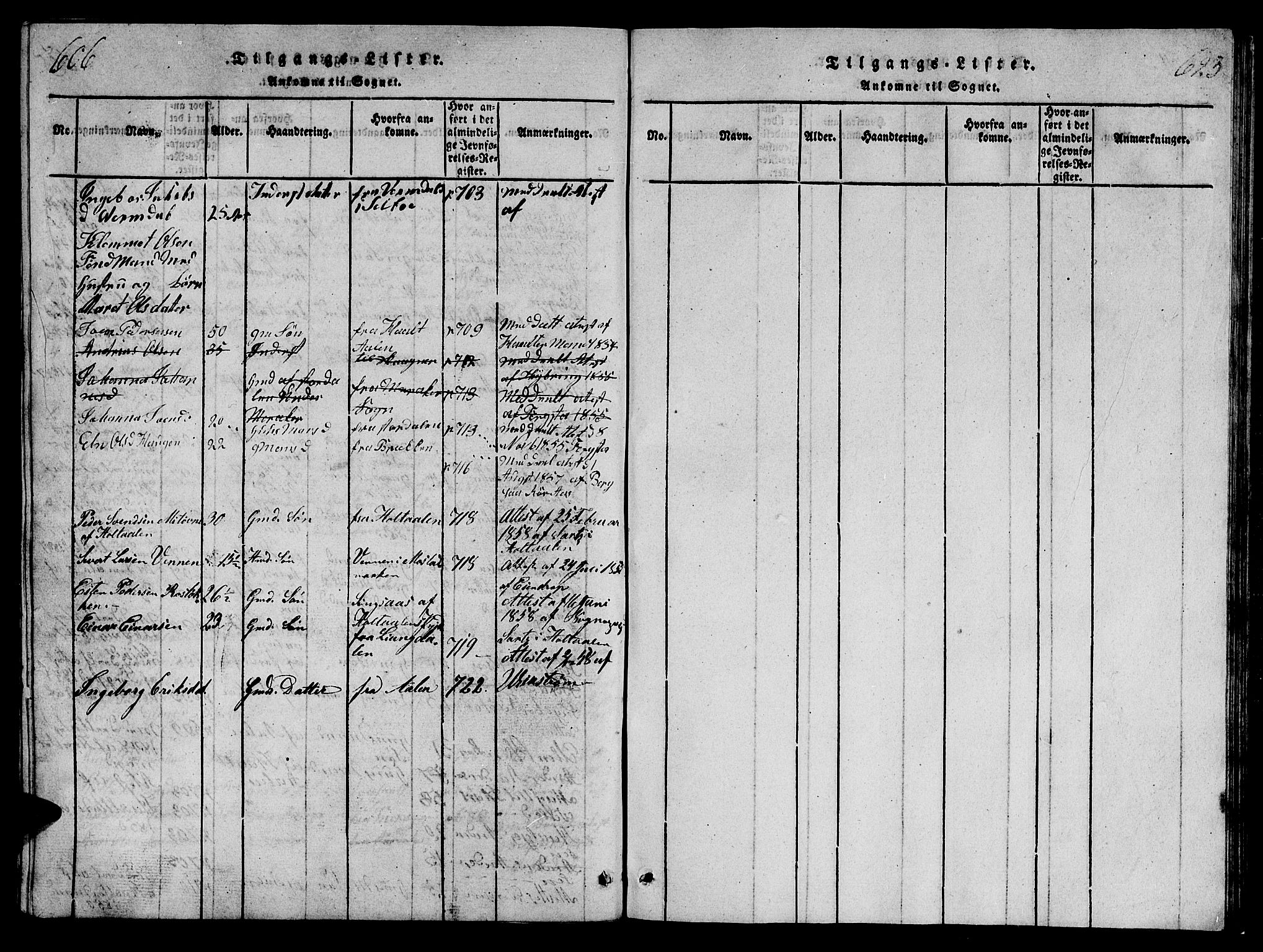 Ministerialprotokoller, klokkerbøker og fødselsregistre - Sør-Trøndelag, SAT/A-1456/698/L1164: Parish register (copy) no. 698C01, 1816-1861, p. 606-623