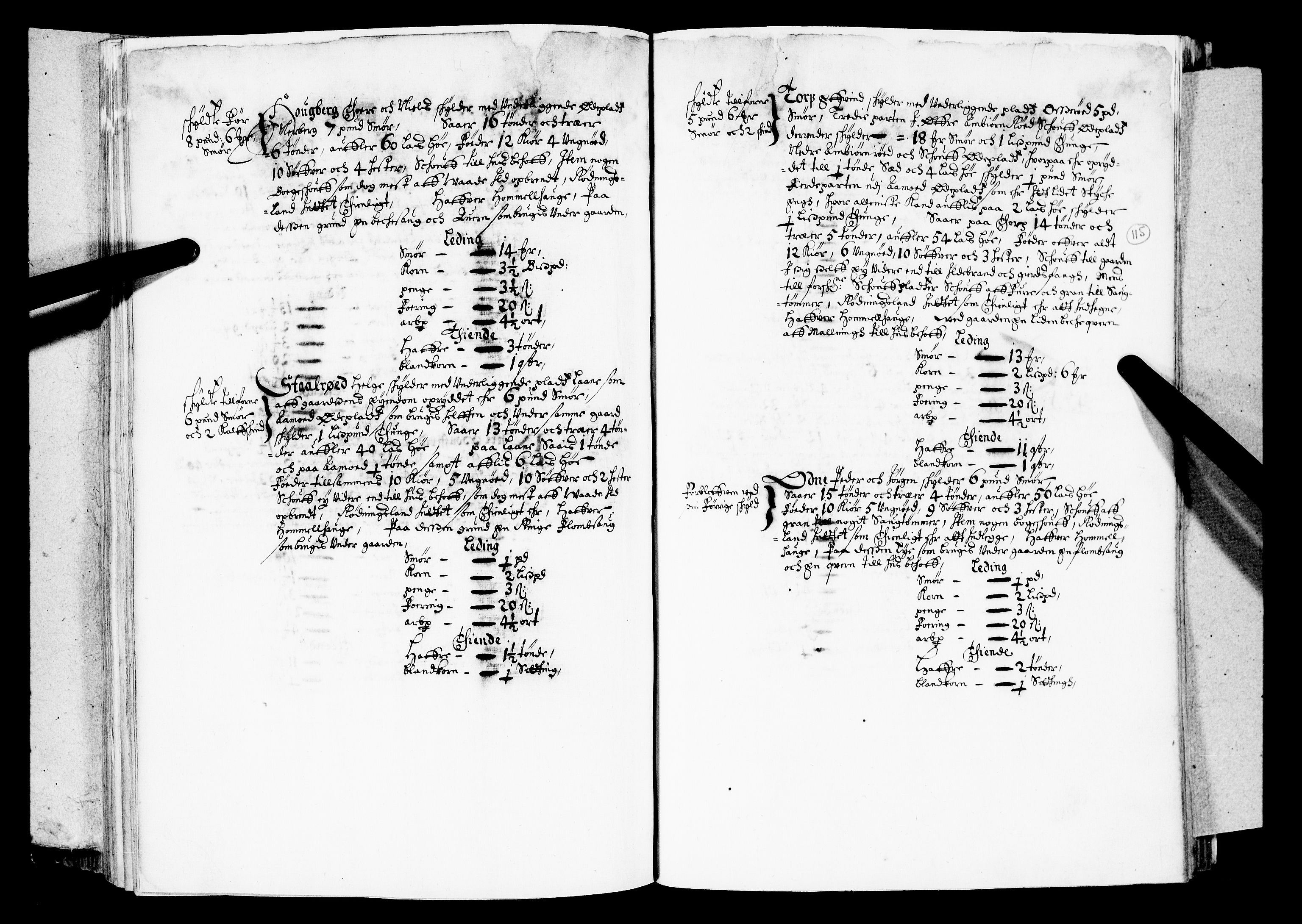 Rentekammeret inntil 1814, Realistisk ordnet avdeling, AV/RA-EA-4070/N/Nb/Nba/L0019: Tønsberg len, 1. del, 1668, p. 114b-115a